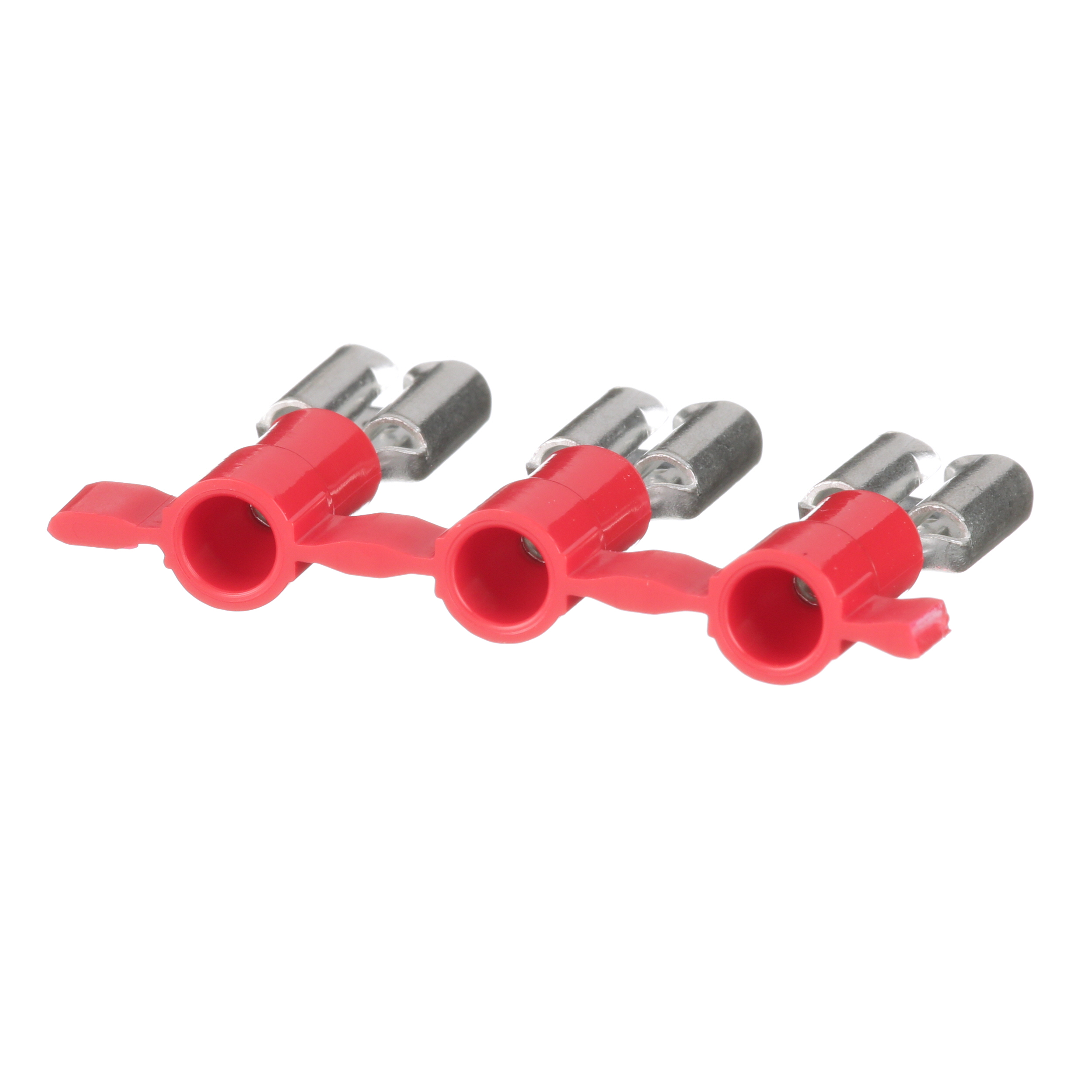 Kesici Terminal, Kırmızı, Vinil, 0.5-1mm² Kablo, 6.3 x 0.8 mm Levha, 3000'li Paket