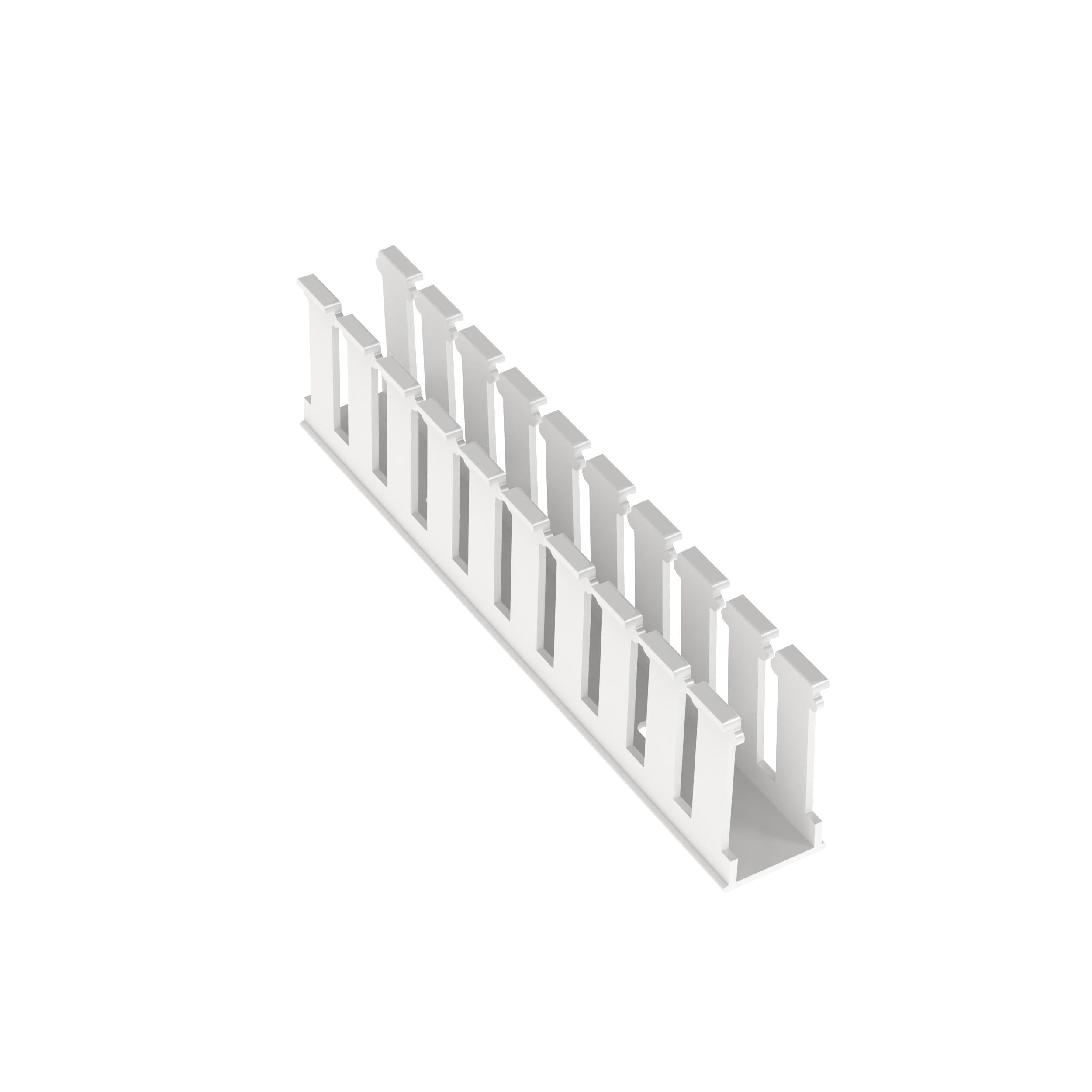 Geniş Yuvalı Kablo Kanalı, Beyaz, Halojen İçermeyen PPO, 29x52.3mm, 6'lı Paket