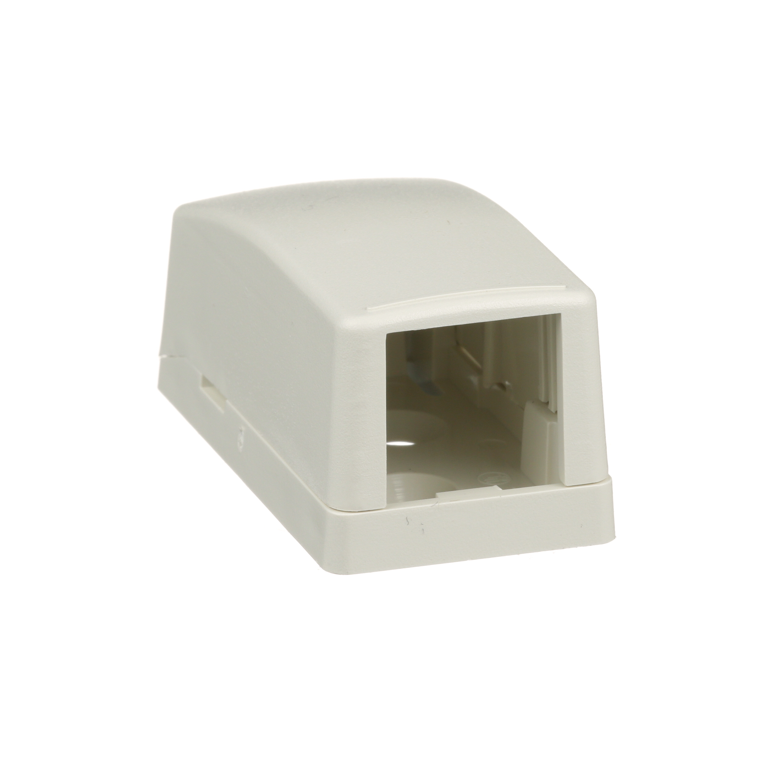 Mini-Com® Yüzey Montaj Kutusu, 1 Port, Krem Beyazı