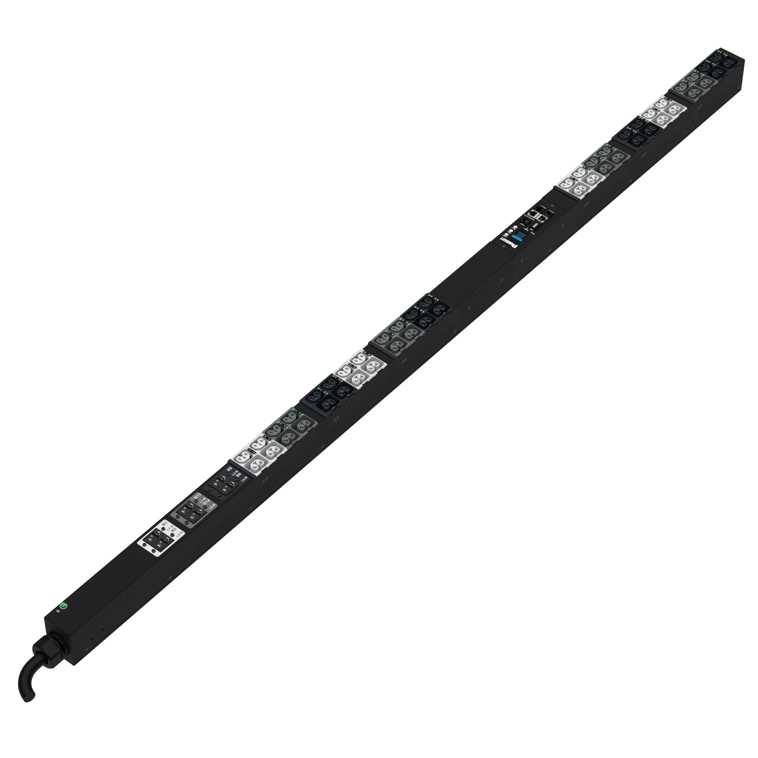 G6 MSPO Güç Dağıtım Birimi, 32A/30A, (24)C13/C15, (24)C13/15/C19/C21, IEC 60309 3P+N+E 6h