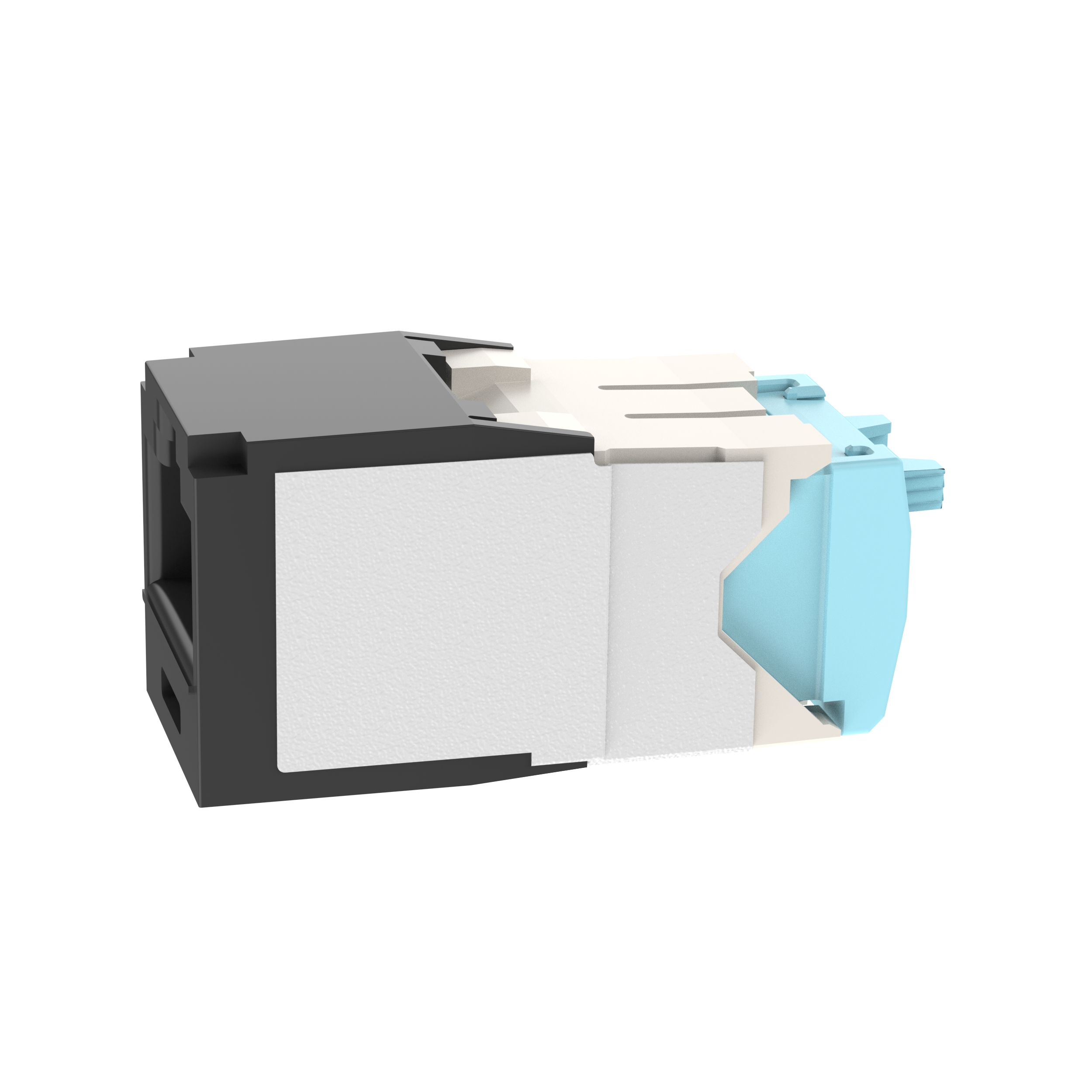 Mini-Com® UTP RJ45 Cat 6A TG Jack Modülü, Siyah