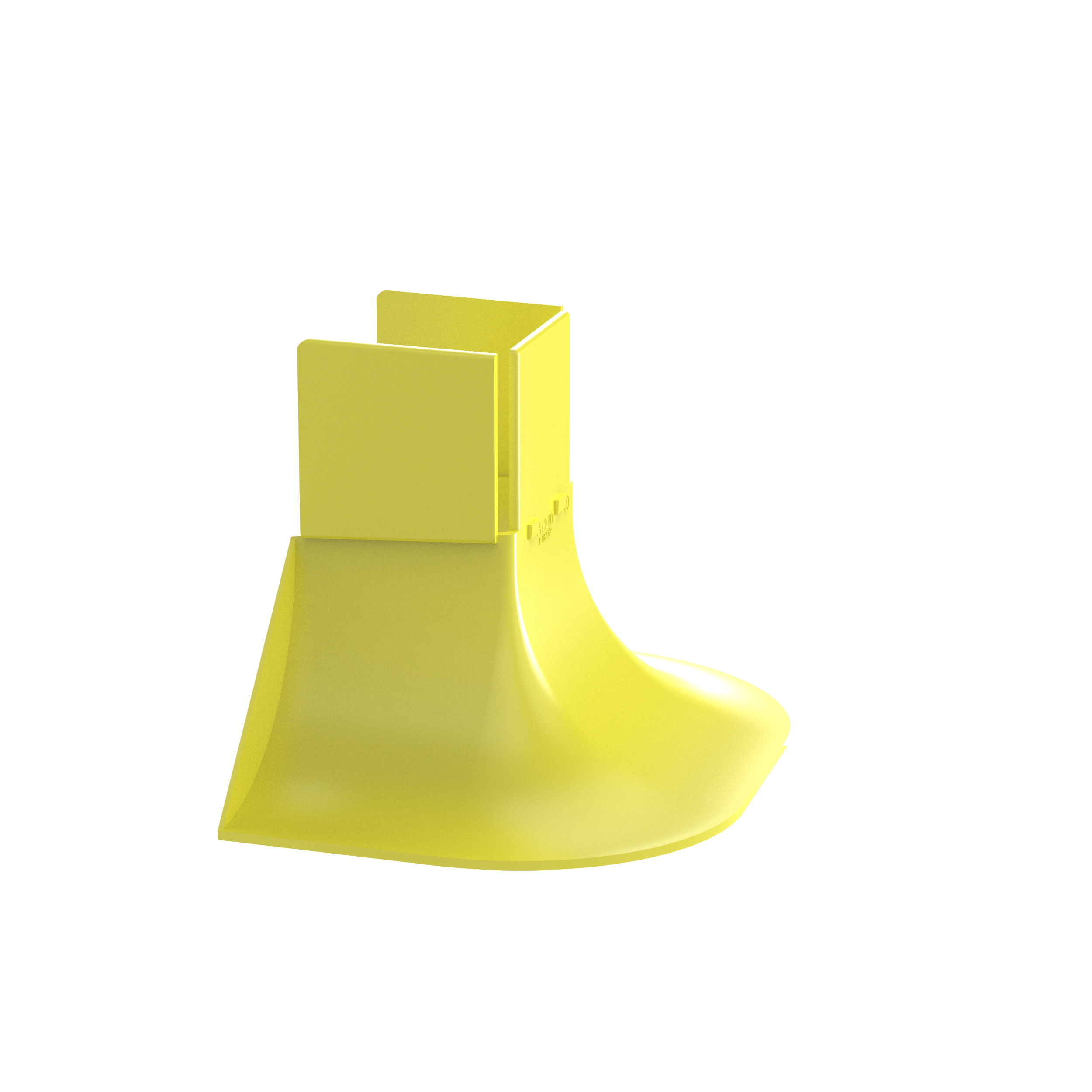 FiberRunner® Bend Radius Control Trumpet, 2x2, Yellow