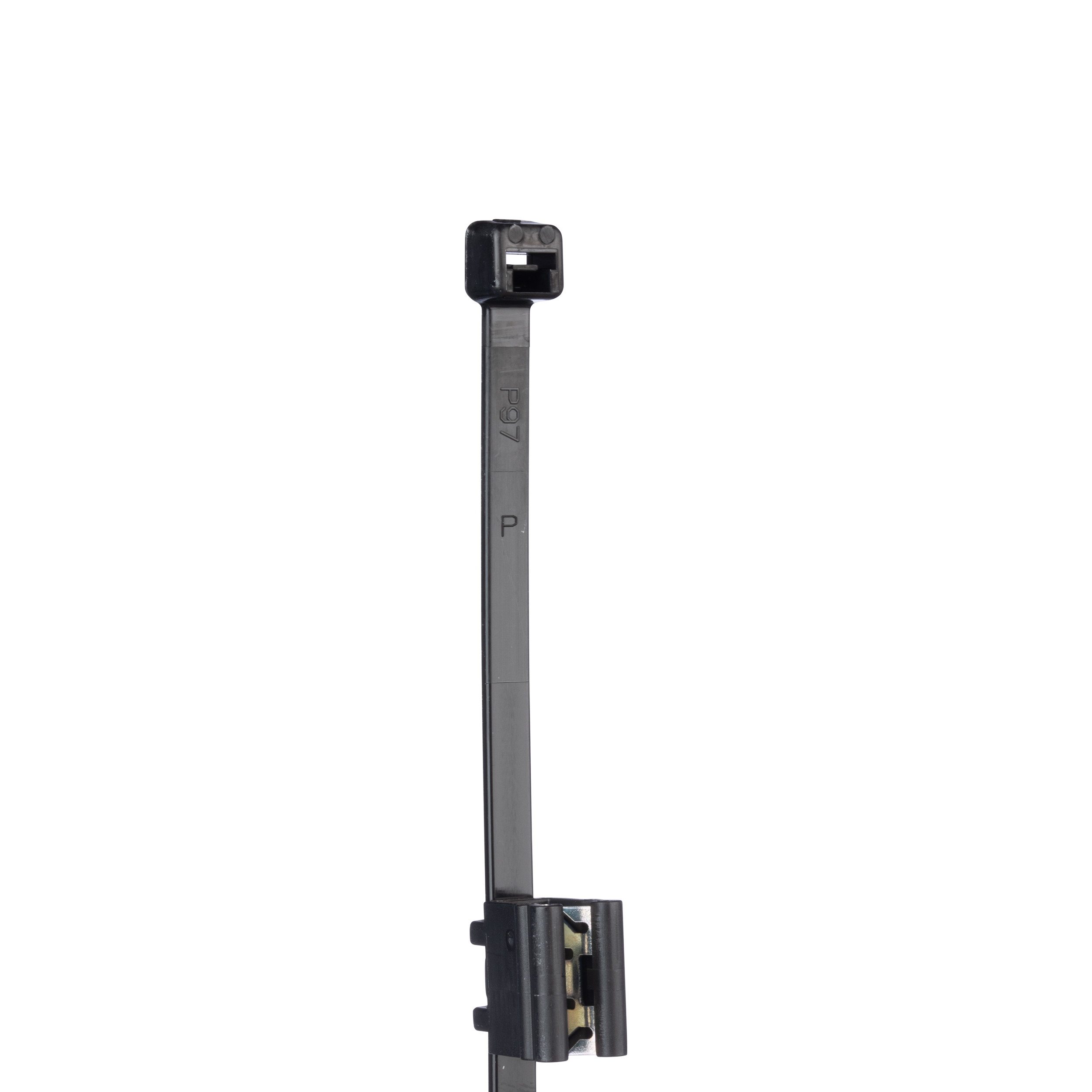 Kenar Klipsi/Kablo Bağı (Üst), Siyah, Yüksek Isı/UV PA6.6, 0.7-3mm, 90°, 500'lü Paket