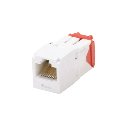 Mini-Com® UTP RJ45 Cat 5e TG Jack Modülü Korozyon Dayanımlı, Beyaz