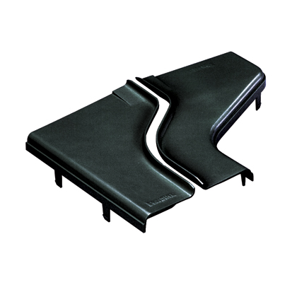 FiberRunner® 12" x 4" ila 6" x 4" Dik Açılı Kırmızı Bölücü Kapak