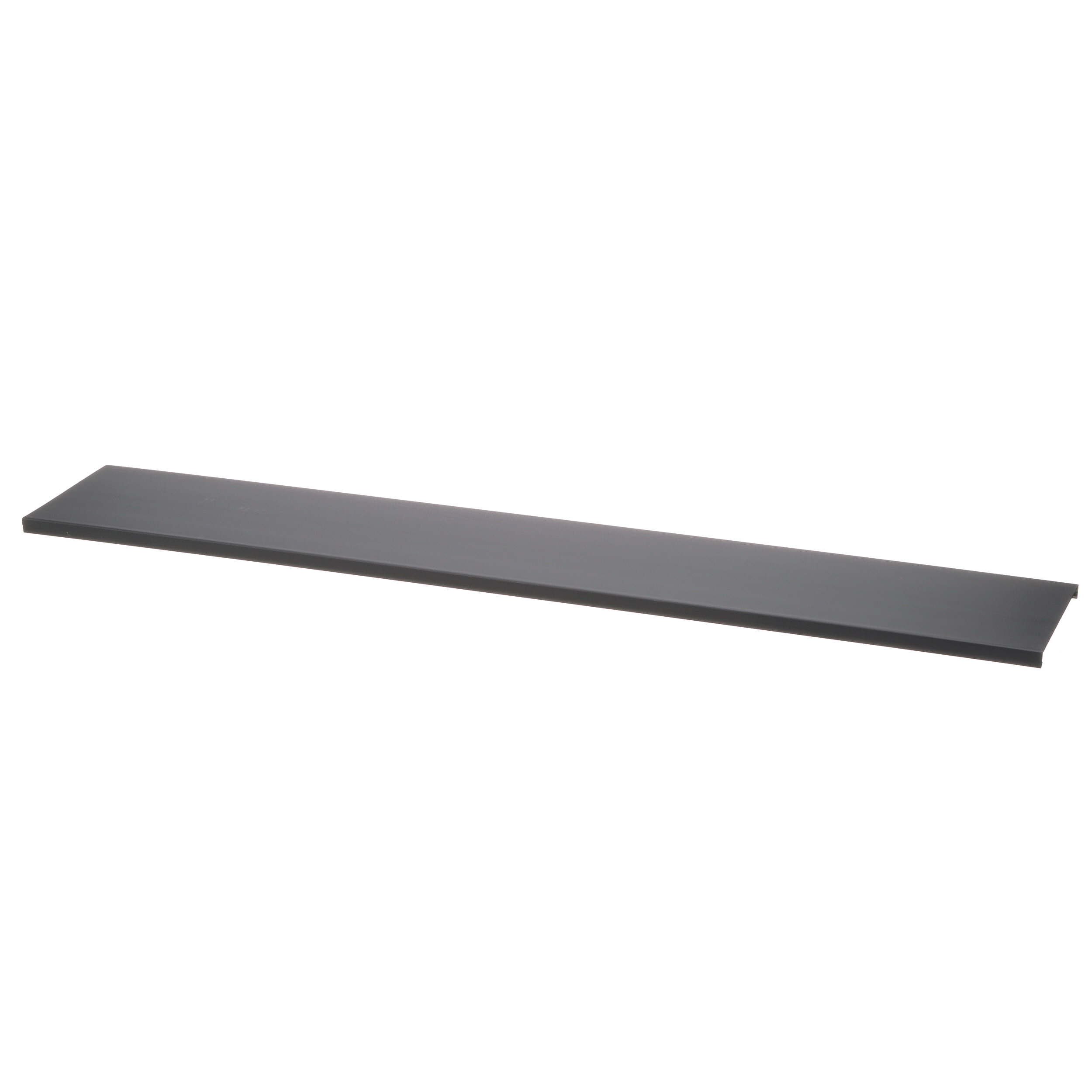 Düz Kanal Kapağı, Siyah, PVC, 9.4x108mm