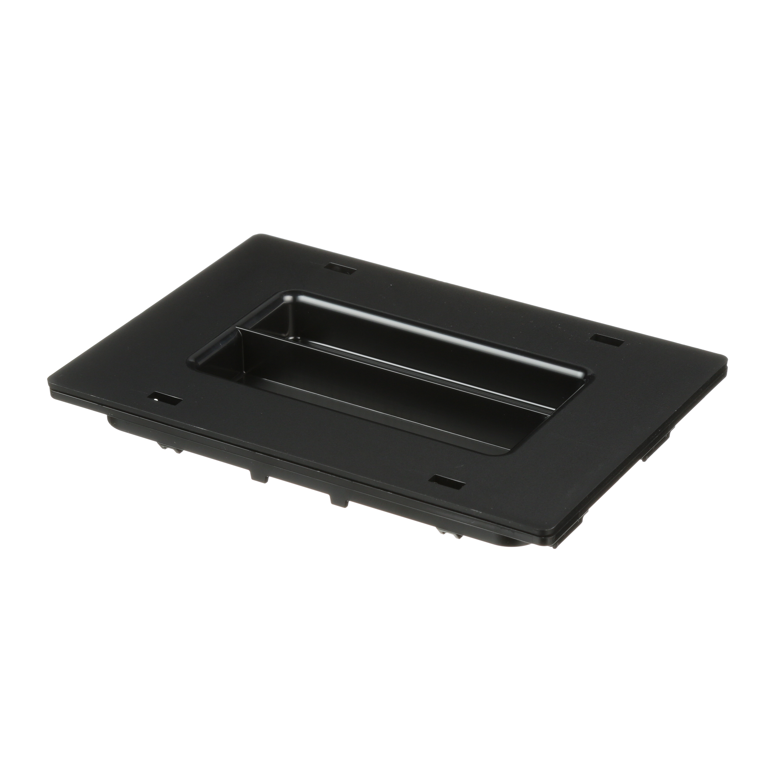 Kabin Üst Kapağı ve Kablo Koruma Çerçevesi, 3.5" x 5", Siyah