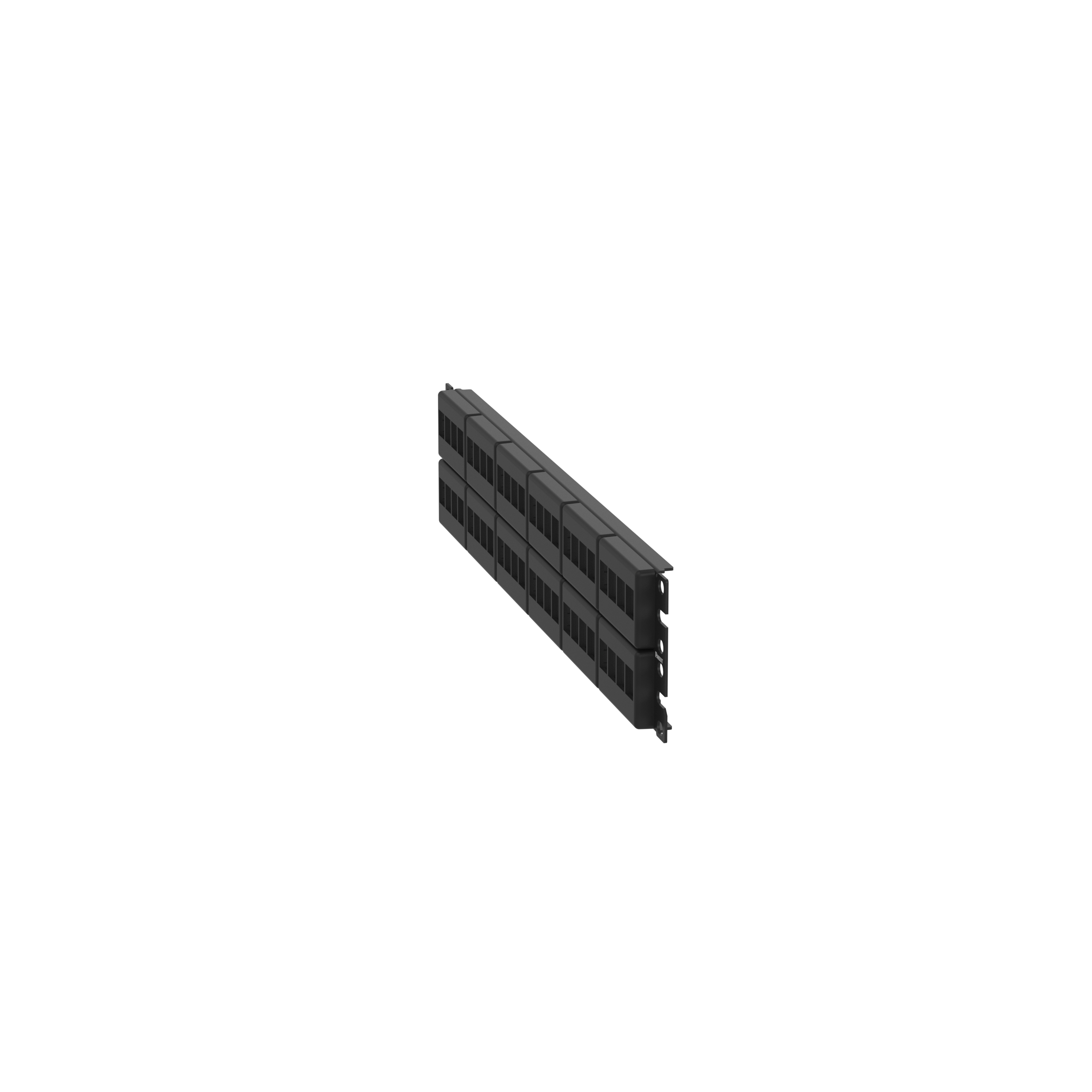 NetKey® Yama Paneli, 48 Port, 2 RU, BL