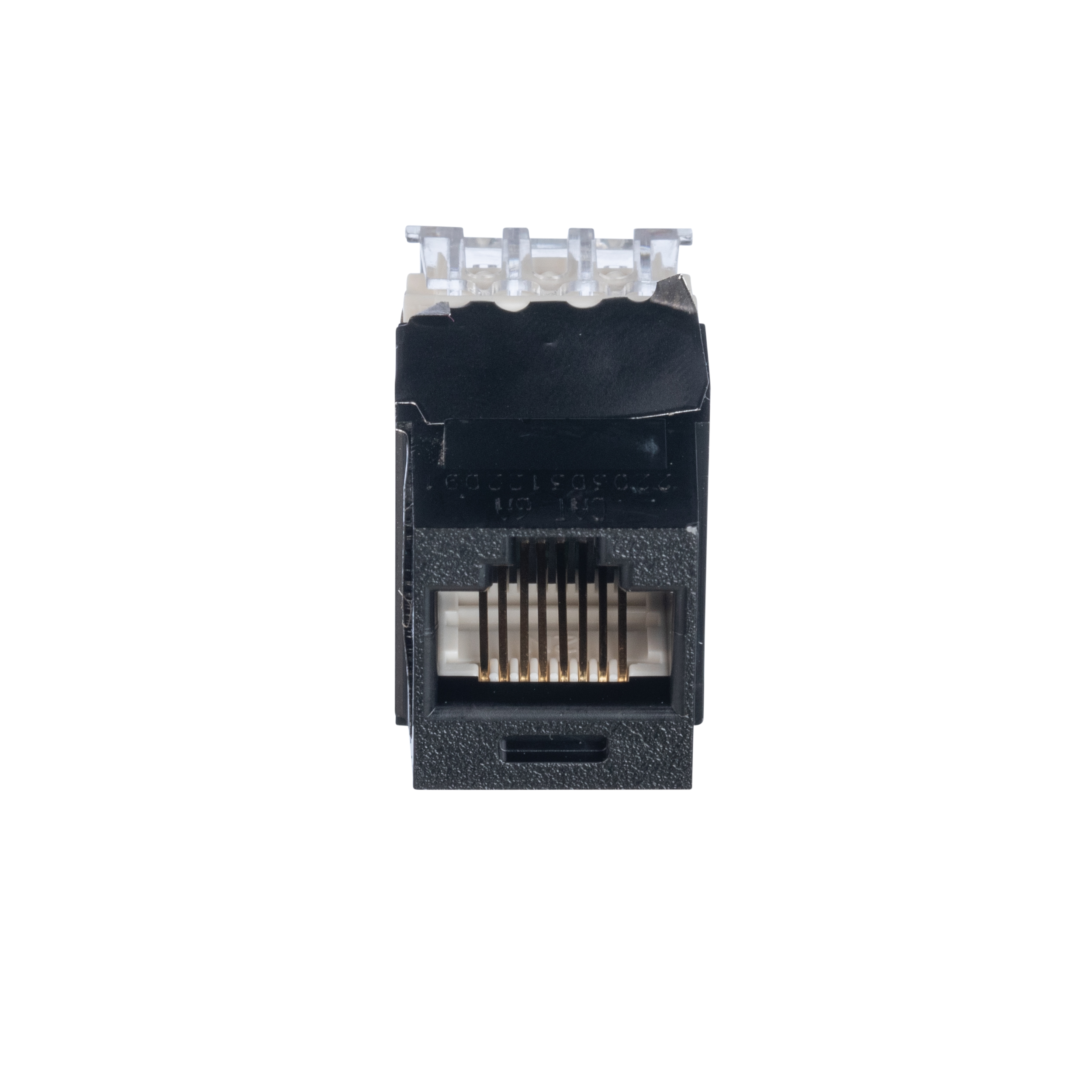 Cat 6A Punchdown Replacement Module, Black