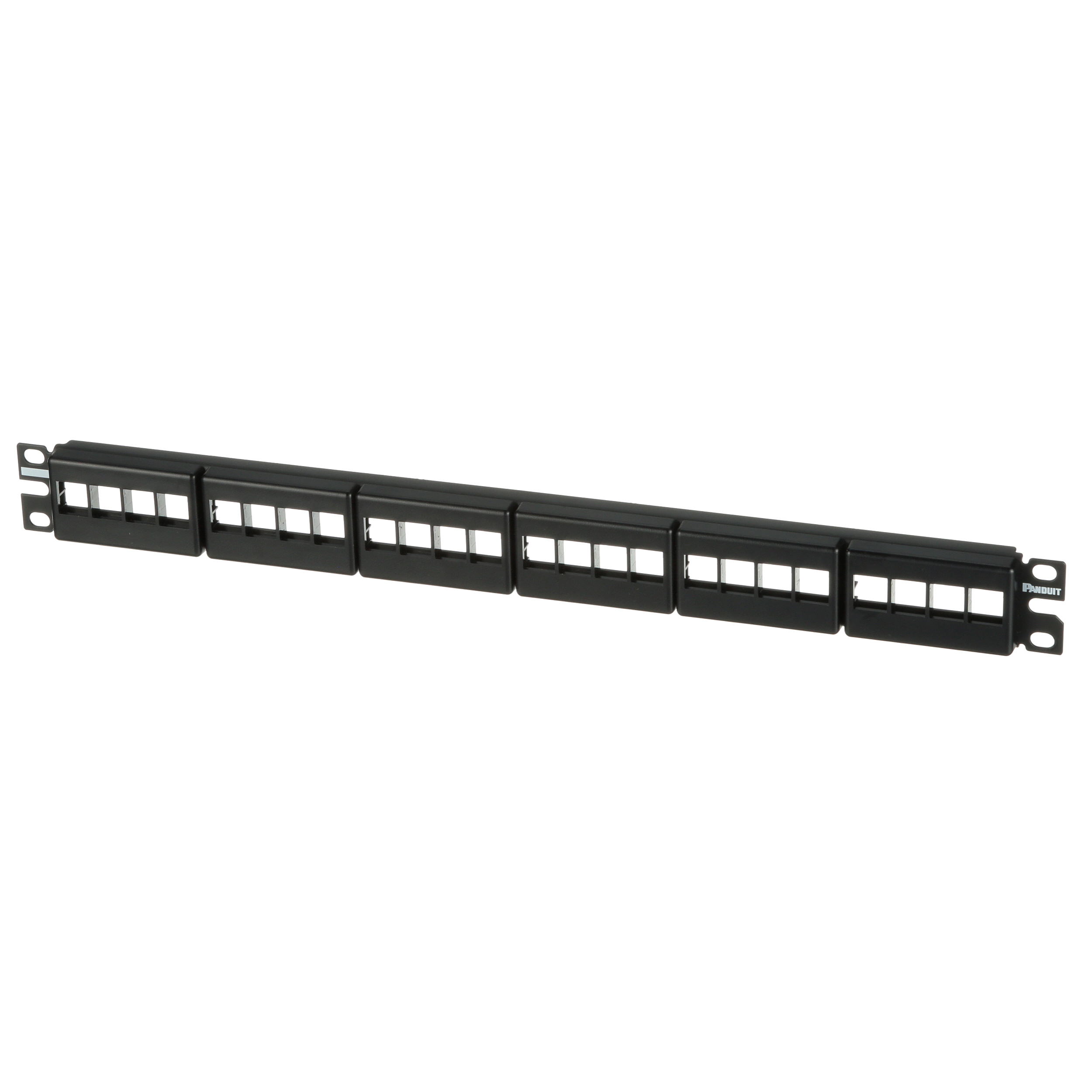 NetKey® Yama Paneli, 24 Port, 1 RU, BL