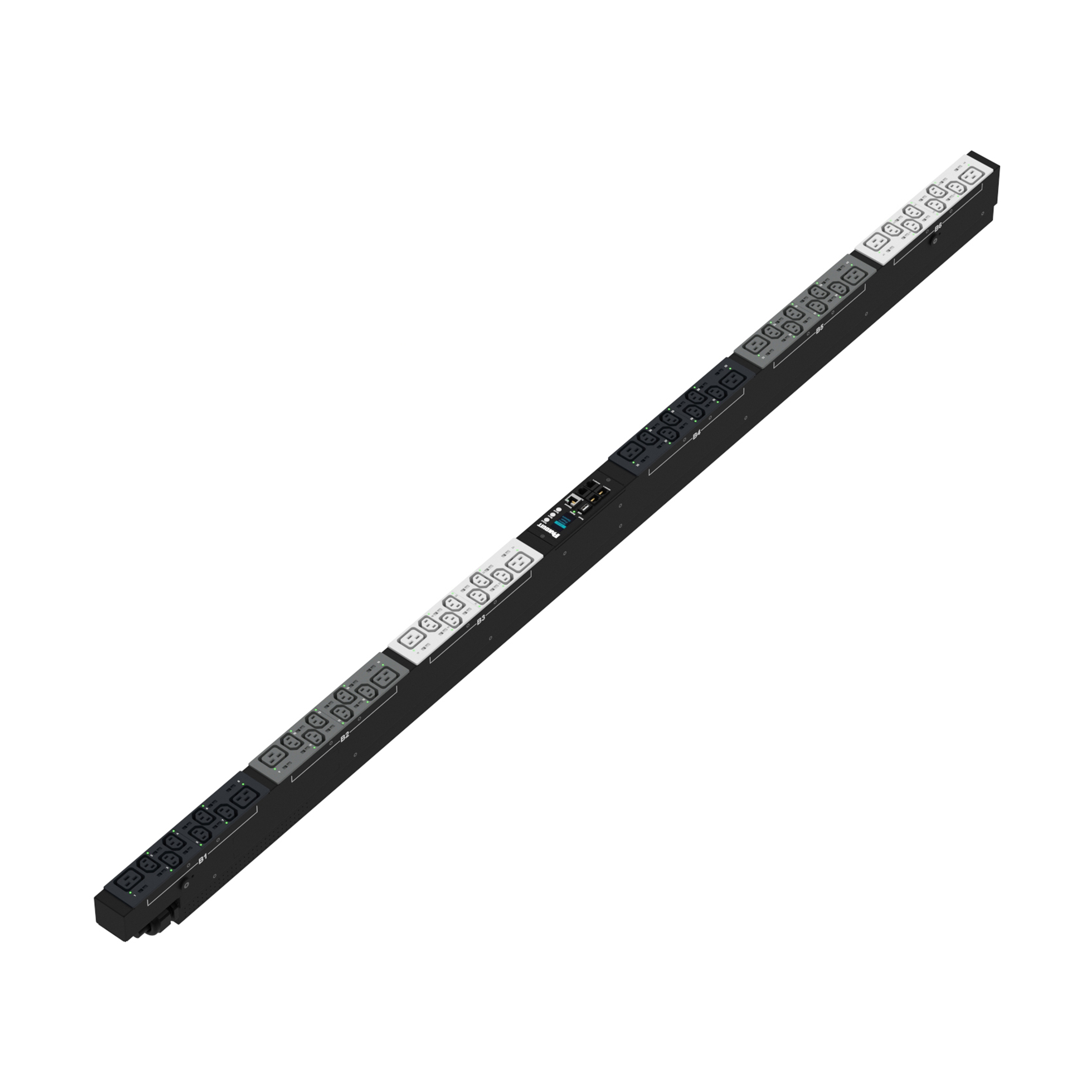 MS Güç Dağıtım Birimi, 32AMP, 400V, (36)C13, (12)C19, IEC 60309 3P+N+E 6h 32A (IP44)