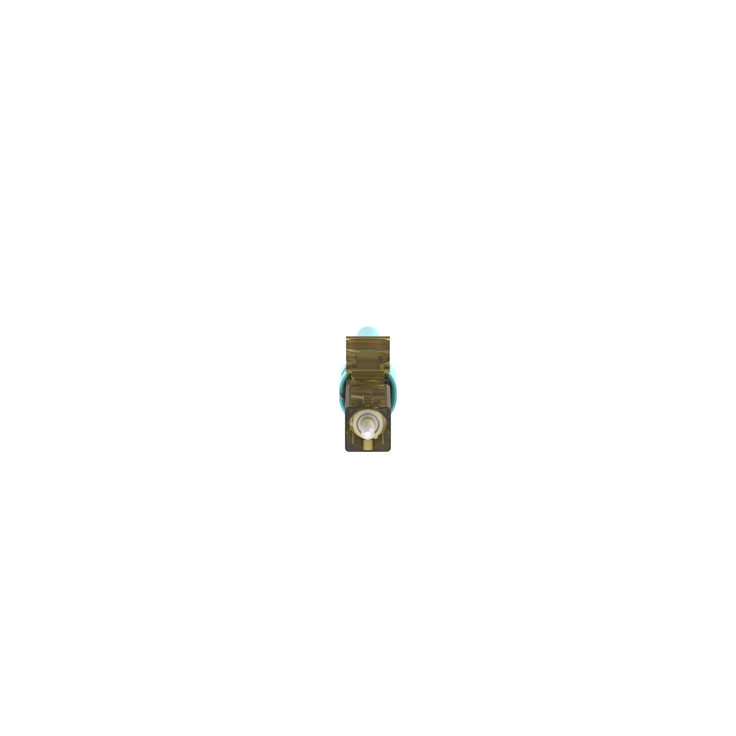 Cam Tarzı LC Simplex, 50µm OM3/4/5, Mavi Çiçek (100 Adetlik Paket)