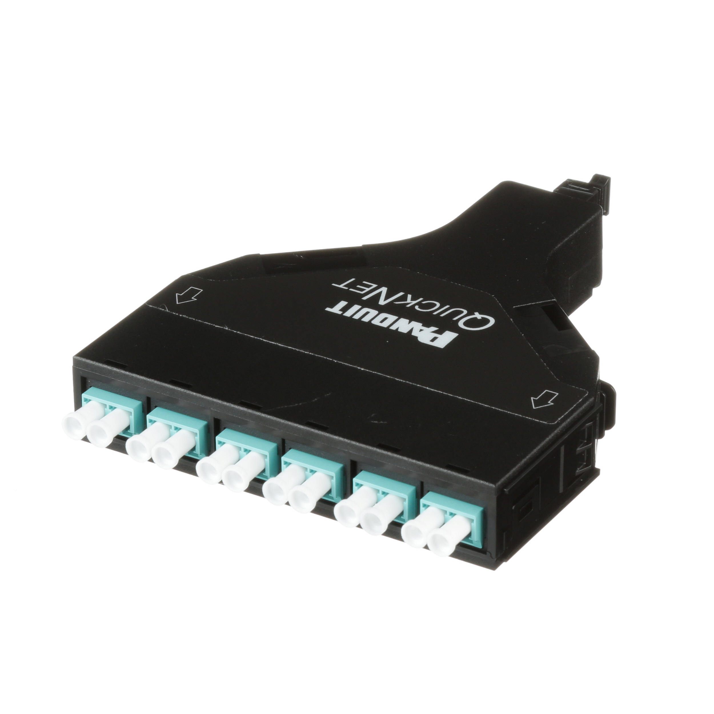 QuickNet™ SFQ MPO-LC Kaset, OM4, 12 Fiber, Yöntem A