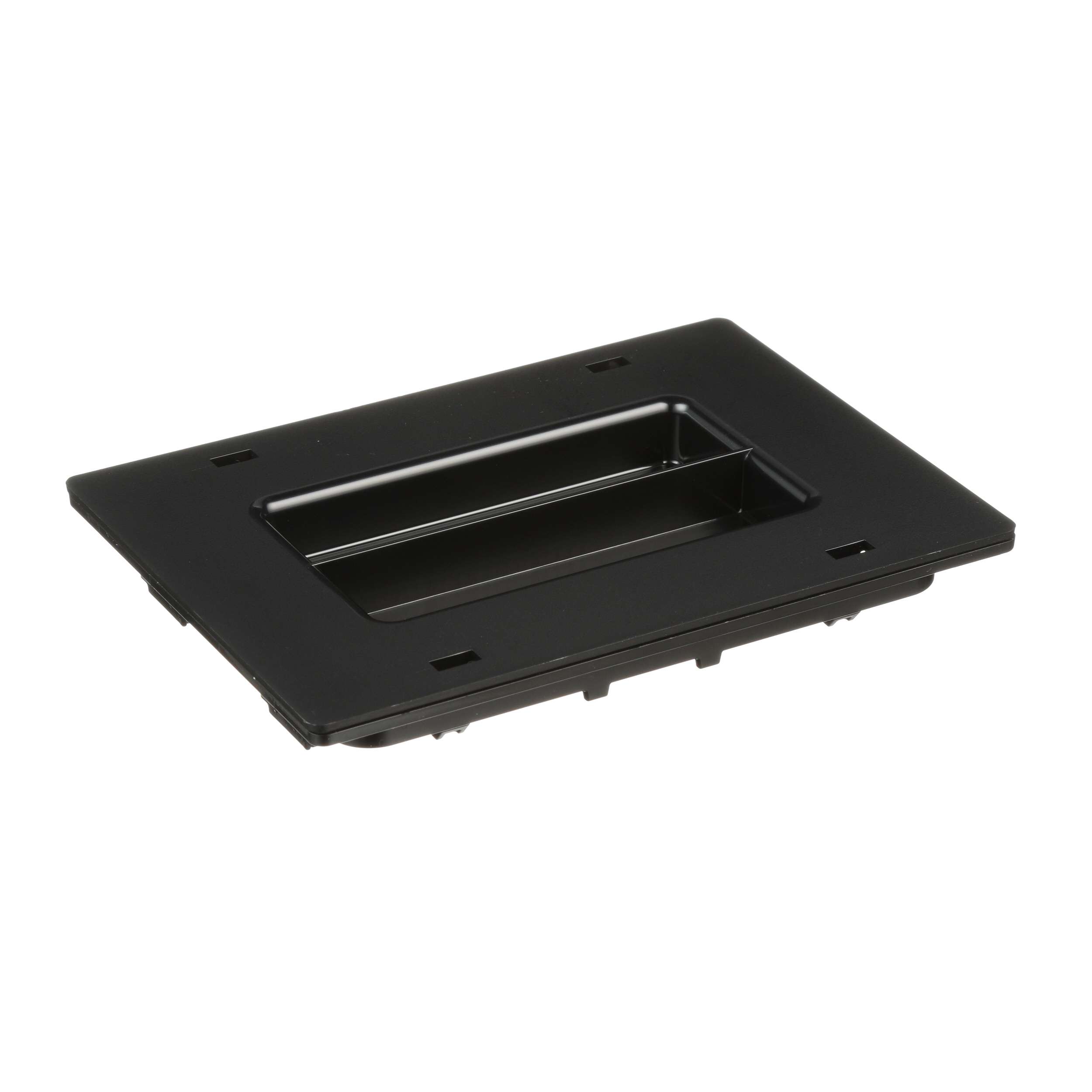 Kabin Üst Kapağı ve Kablo Koruma Çerçevesi, 3.5" x 5", Siyah