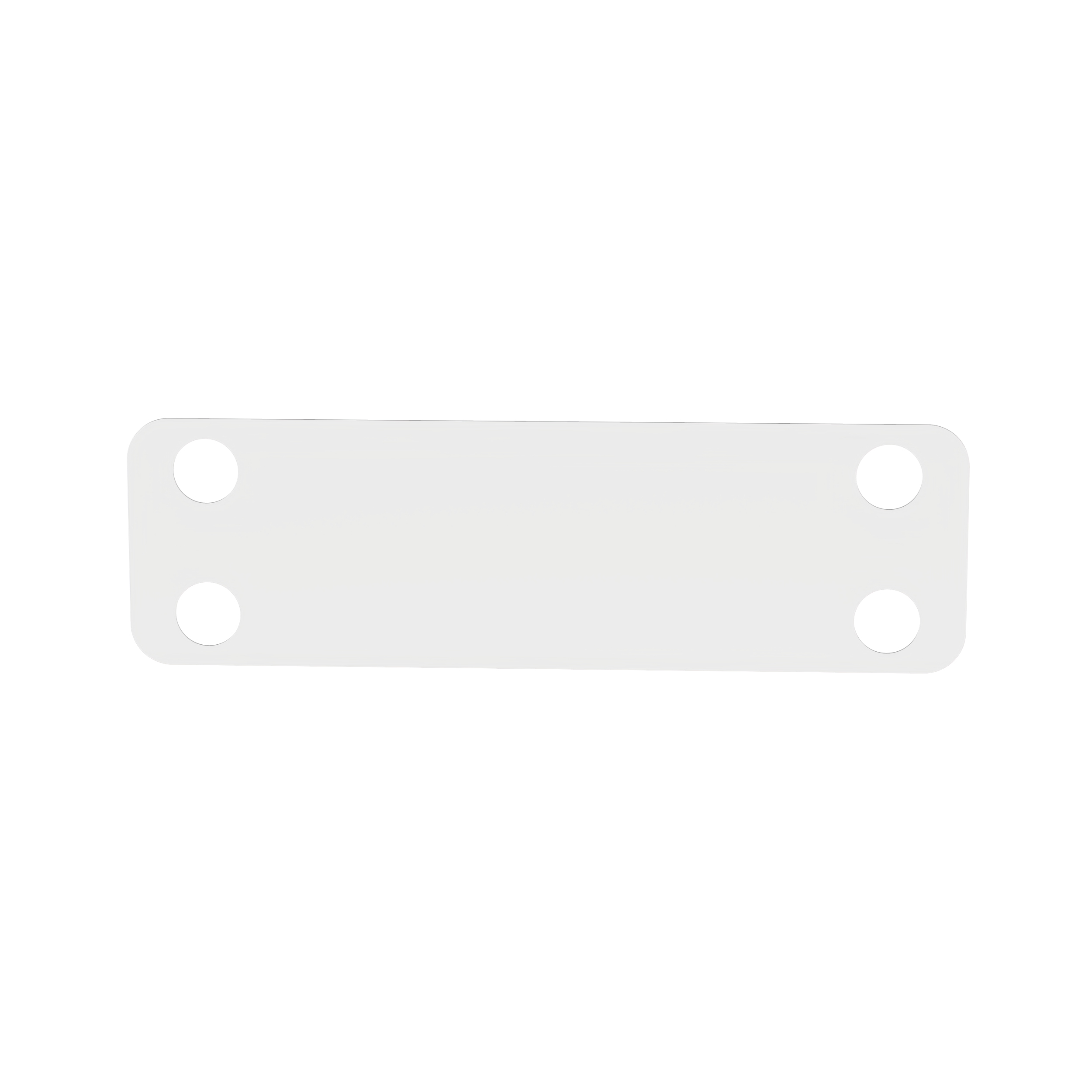 Plaque PA 6.6;63,5×44,5mm;Nat