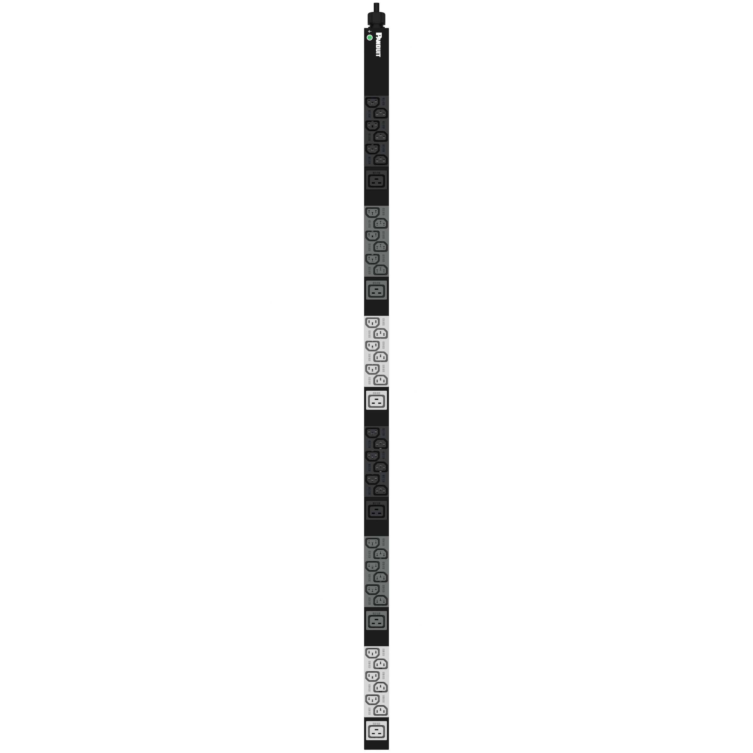 Temel Güç Dağıtım Birimi, 16AMP, 400V, (36)C13, (6)C19, IEC 60309 3P+N+E 6h 16A (IP44)