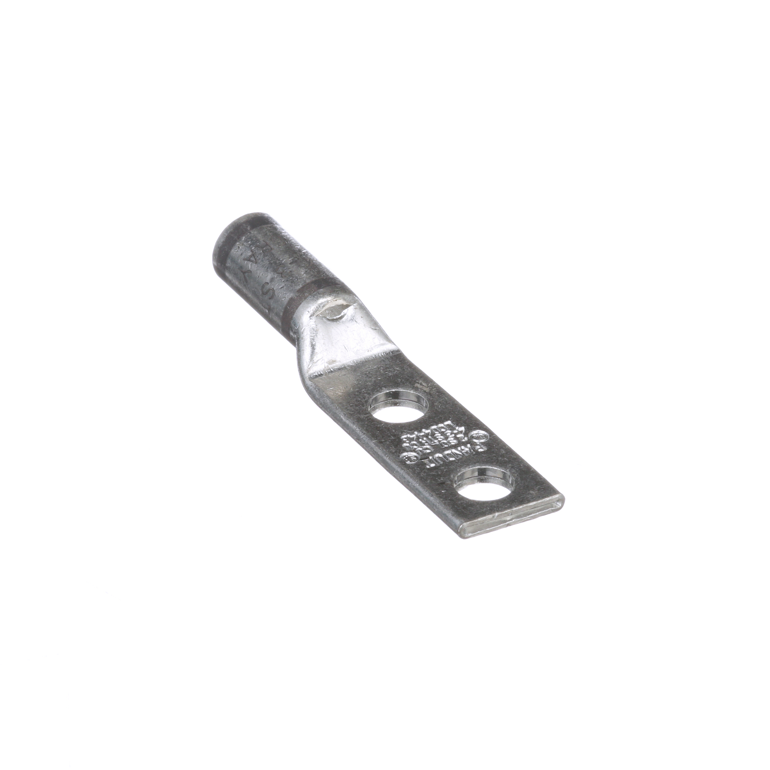 Bakır Standart Namlu Sıkıştırma Muhafaza, 2 Delikli, 4 AWG, 1/4 Somun, 3/4 inç Boşluk
