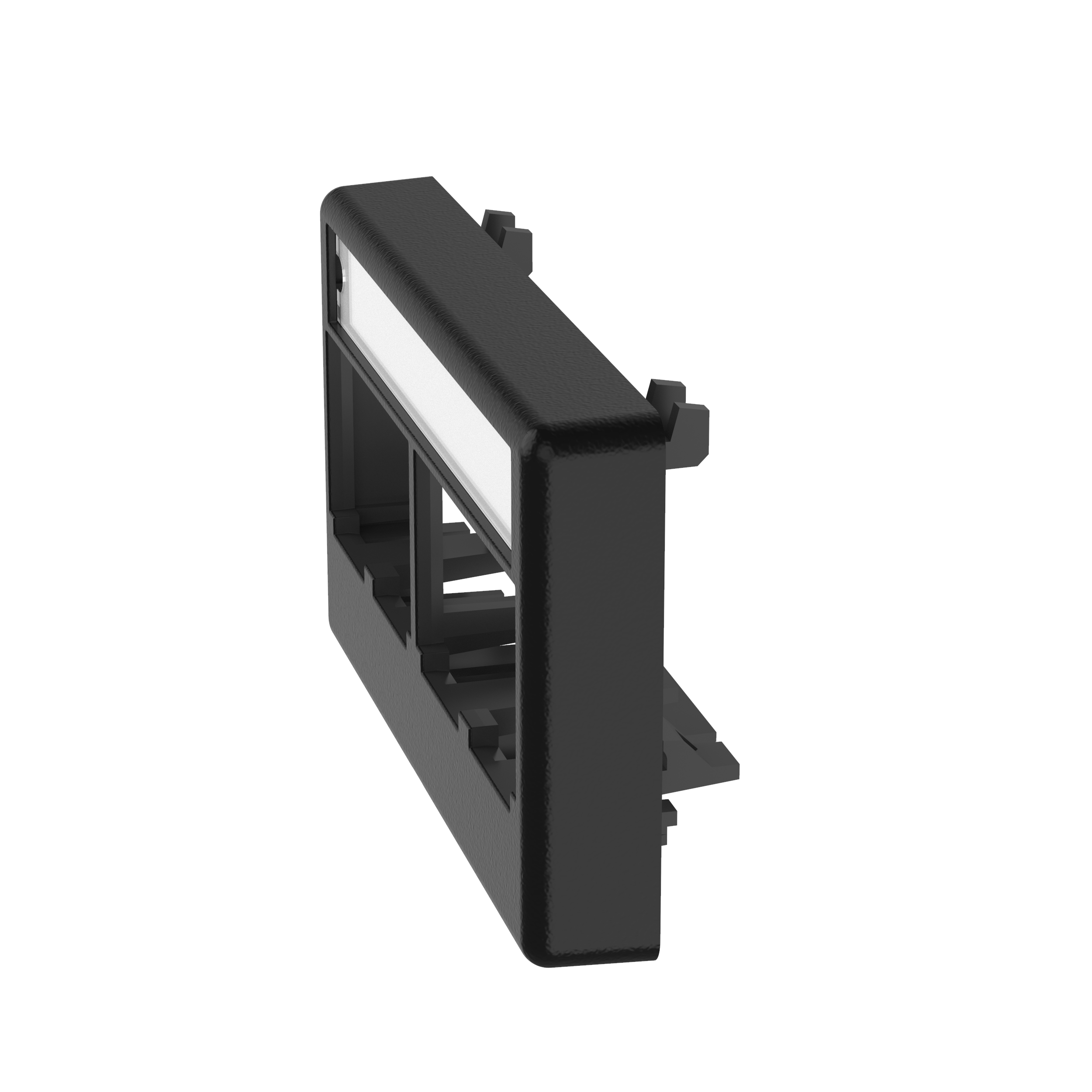Mini-Com® Modüler Mobilya Yüz Paneli, 4 Port, BL