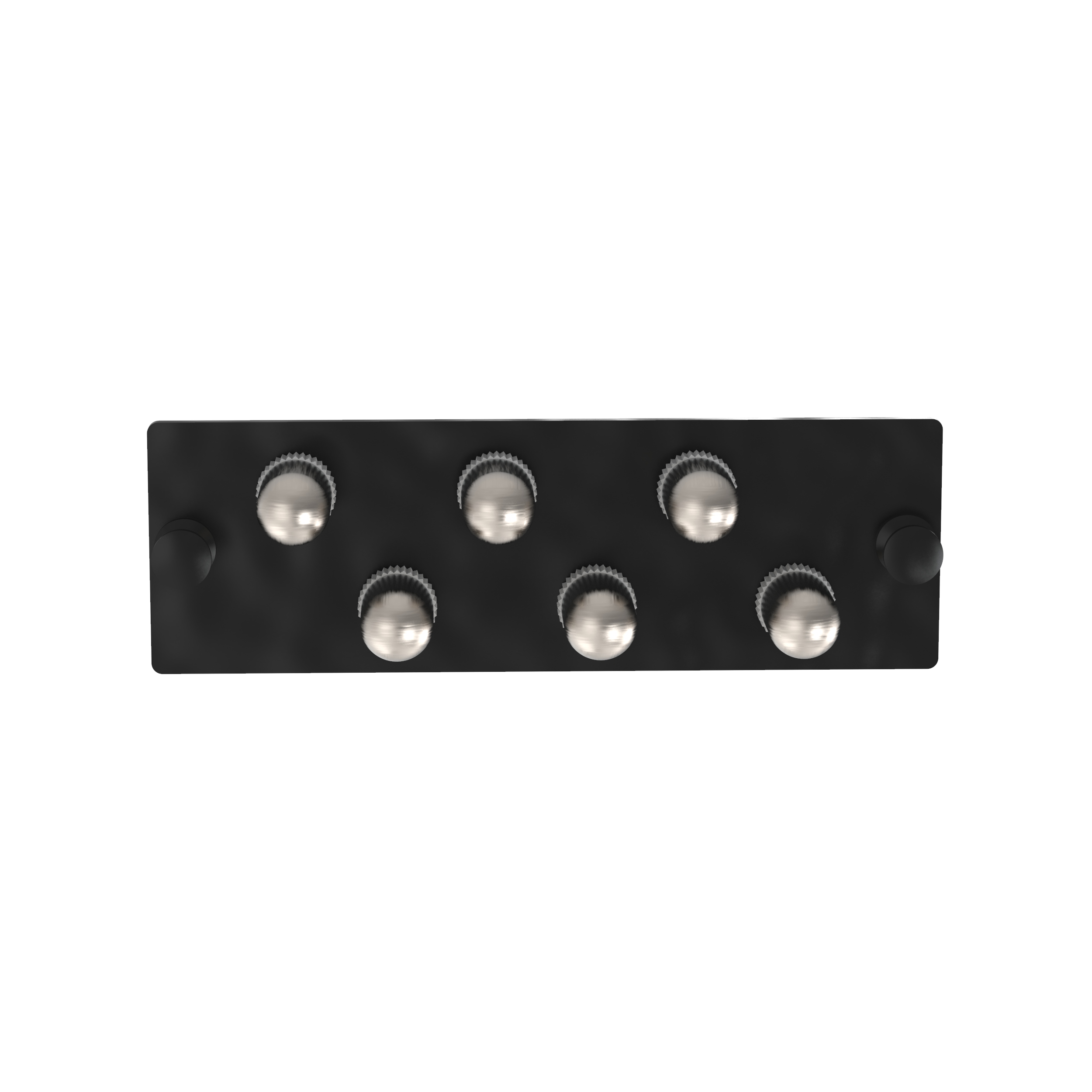 Opticom® Fiber Adaptör Paneli, OS2, 6 ST Simplex, Çelik Gövde