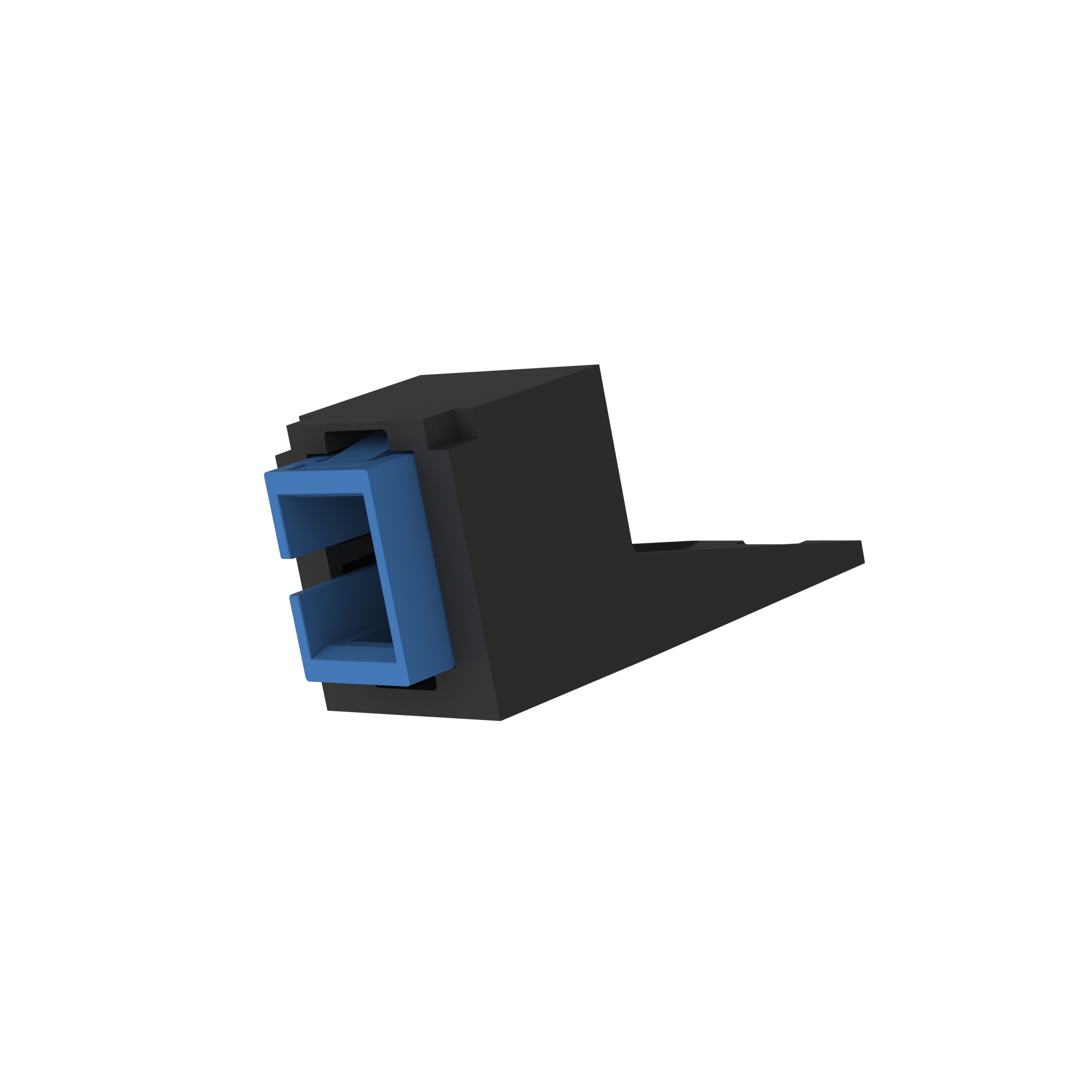 Mini-Com® Blue SC, Tek Modlu Simplex, Siyah Modül