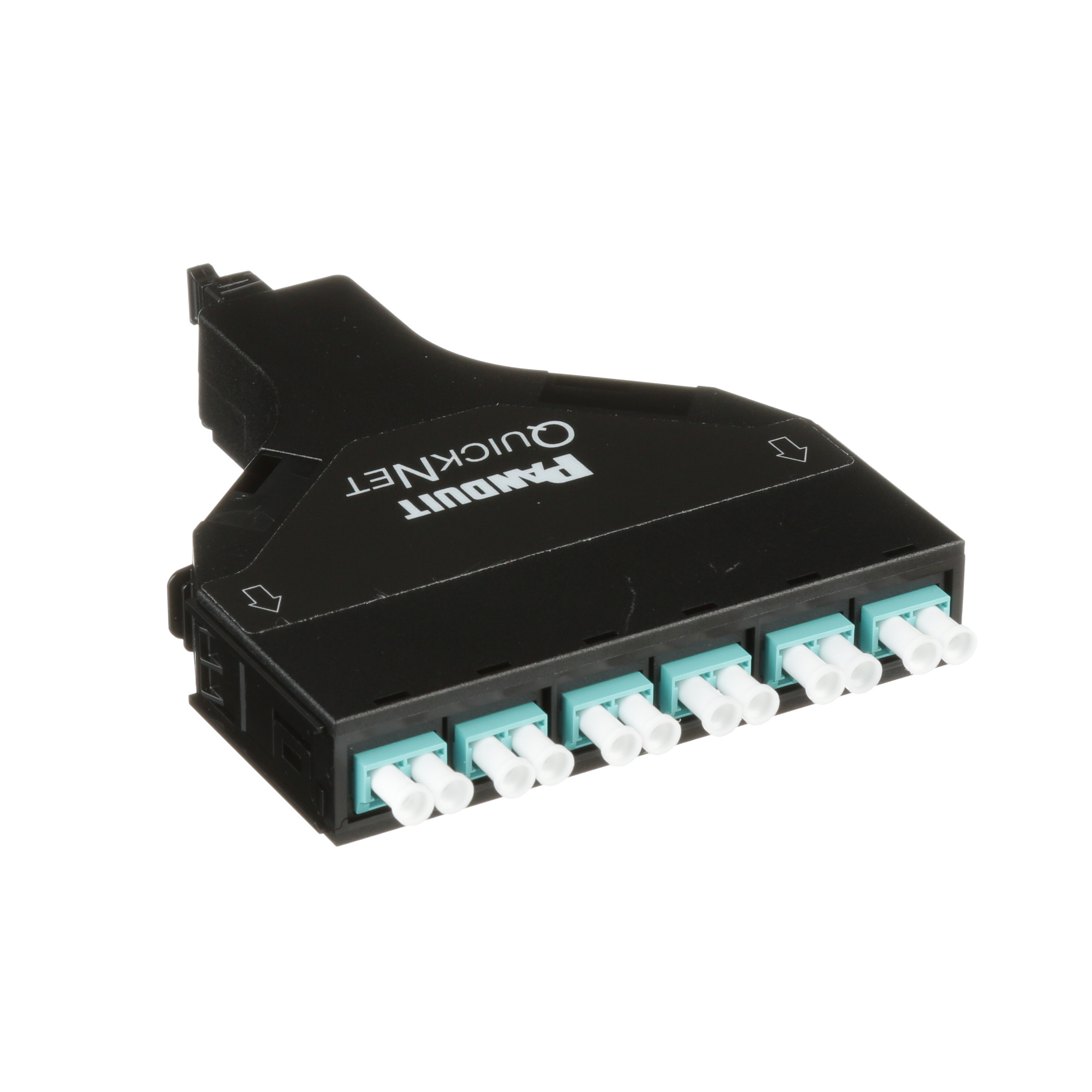 QuickNet™ SFQ MPO-LC Kaset, OM4, 12 Fiber, Yöntem A