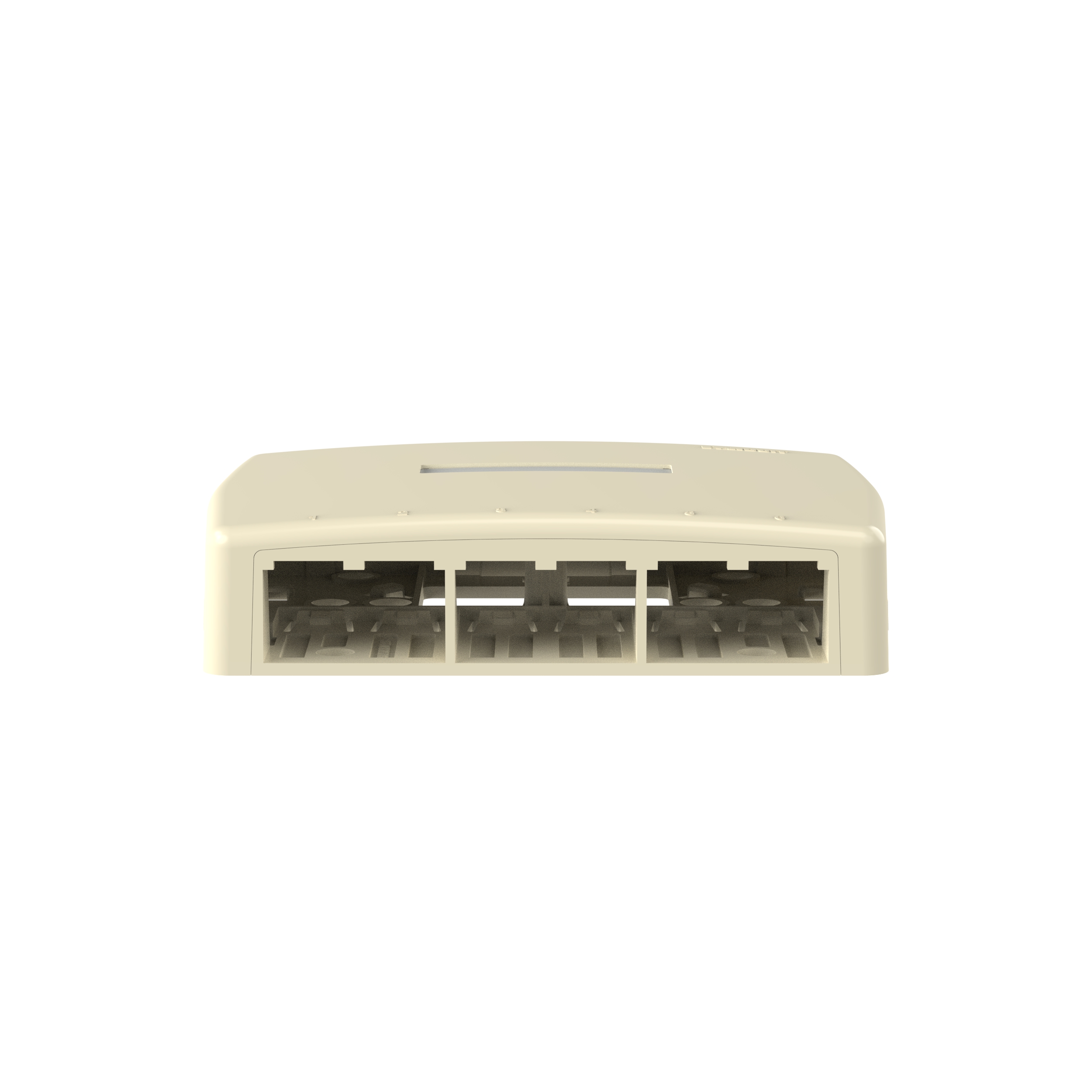 Yüzey Montaj Kutuları, Hızlı Çıkarma, 6 port, Elektrik Fildişi