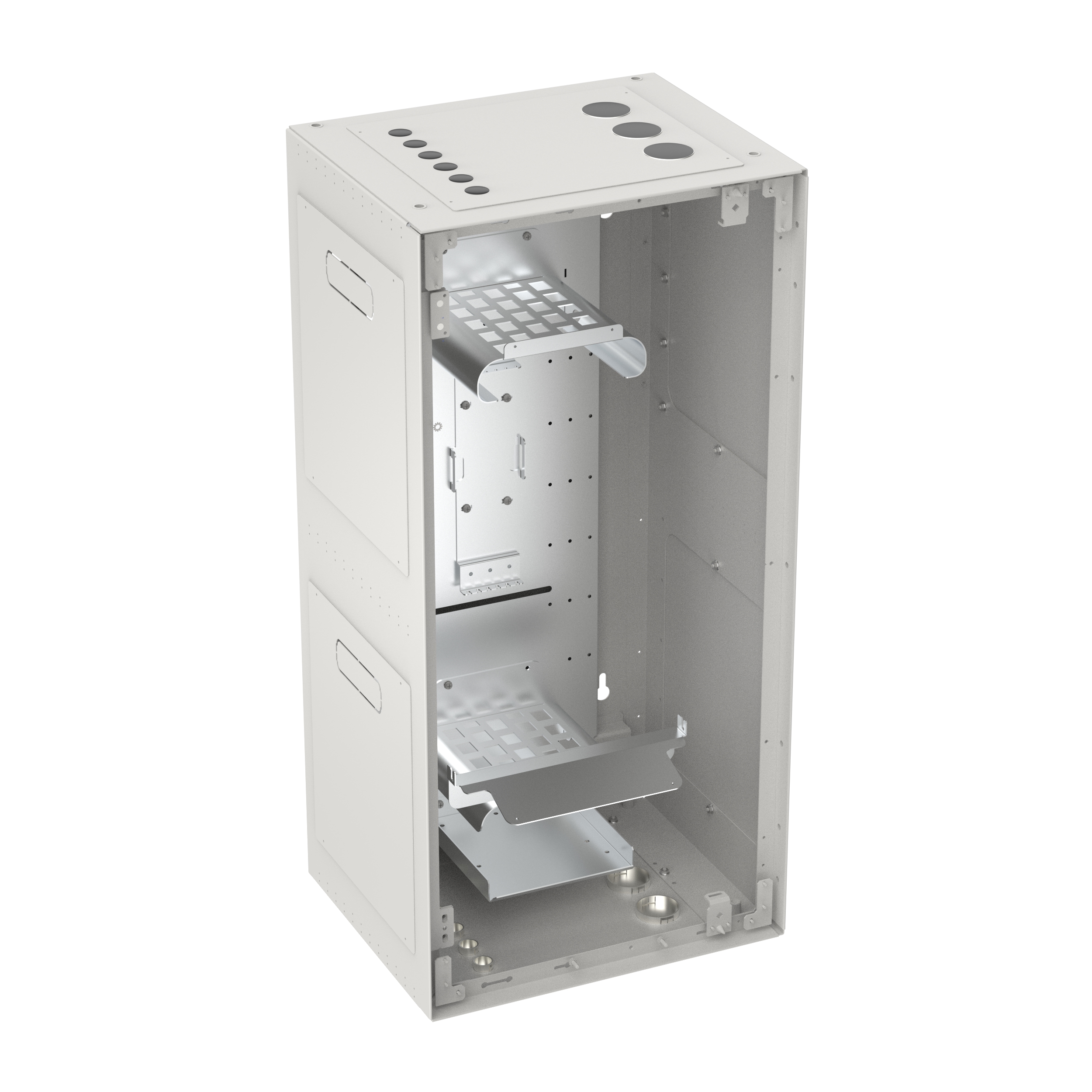 HD Fusion Wall Mount Fiber Splice Enclosure, 864 Ribbon Fibers