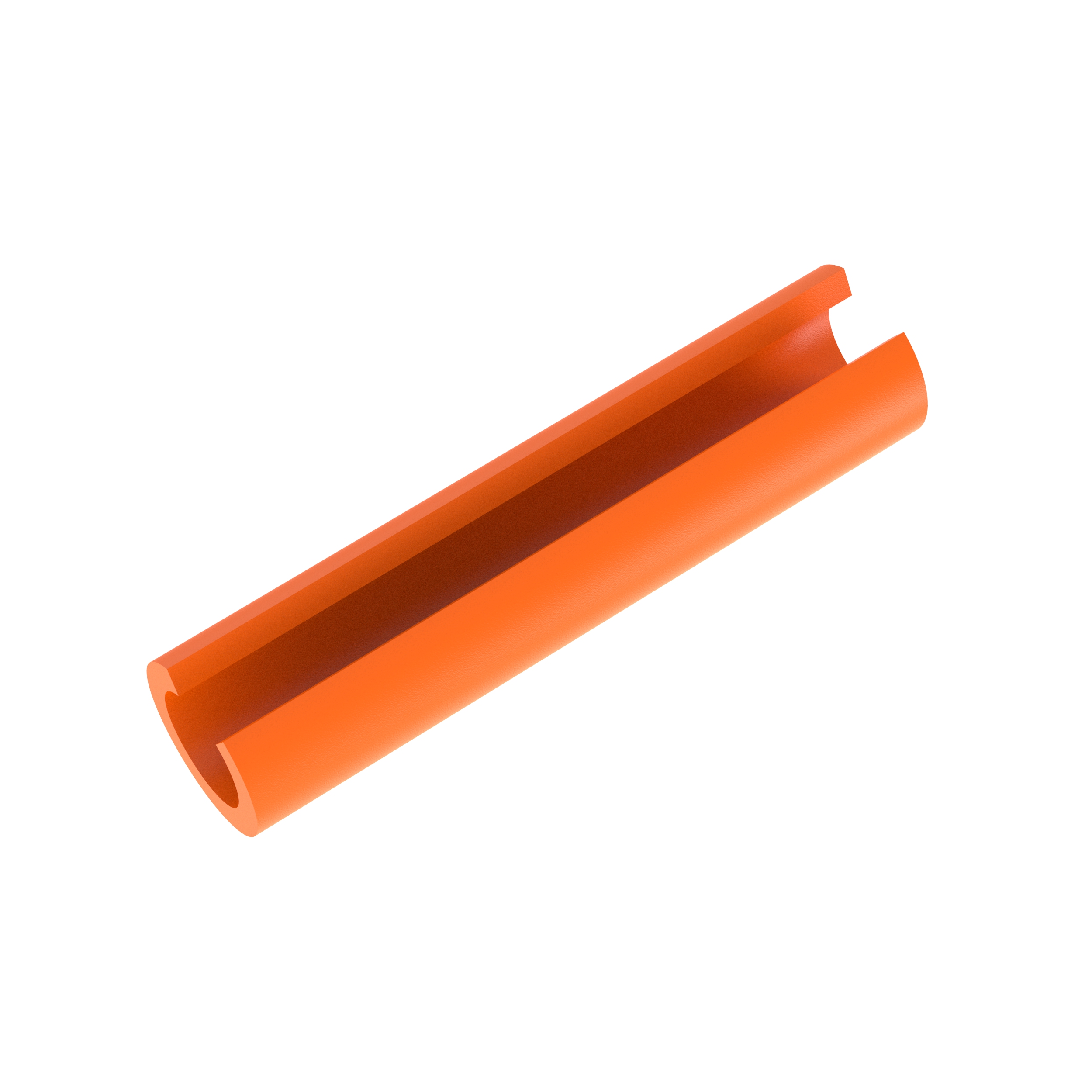Tanımlama Kılıfı, Turuncu, 25.4mm Uzunluk, 100'lü Paket