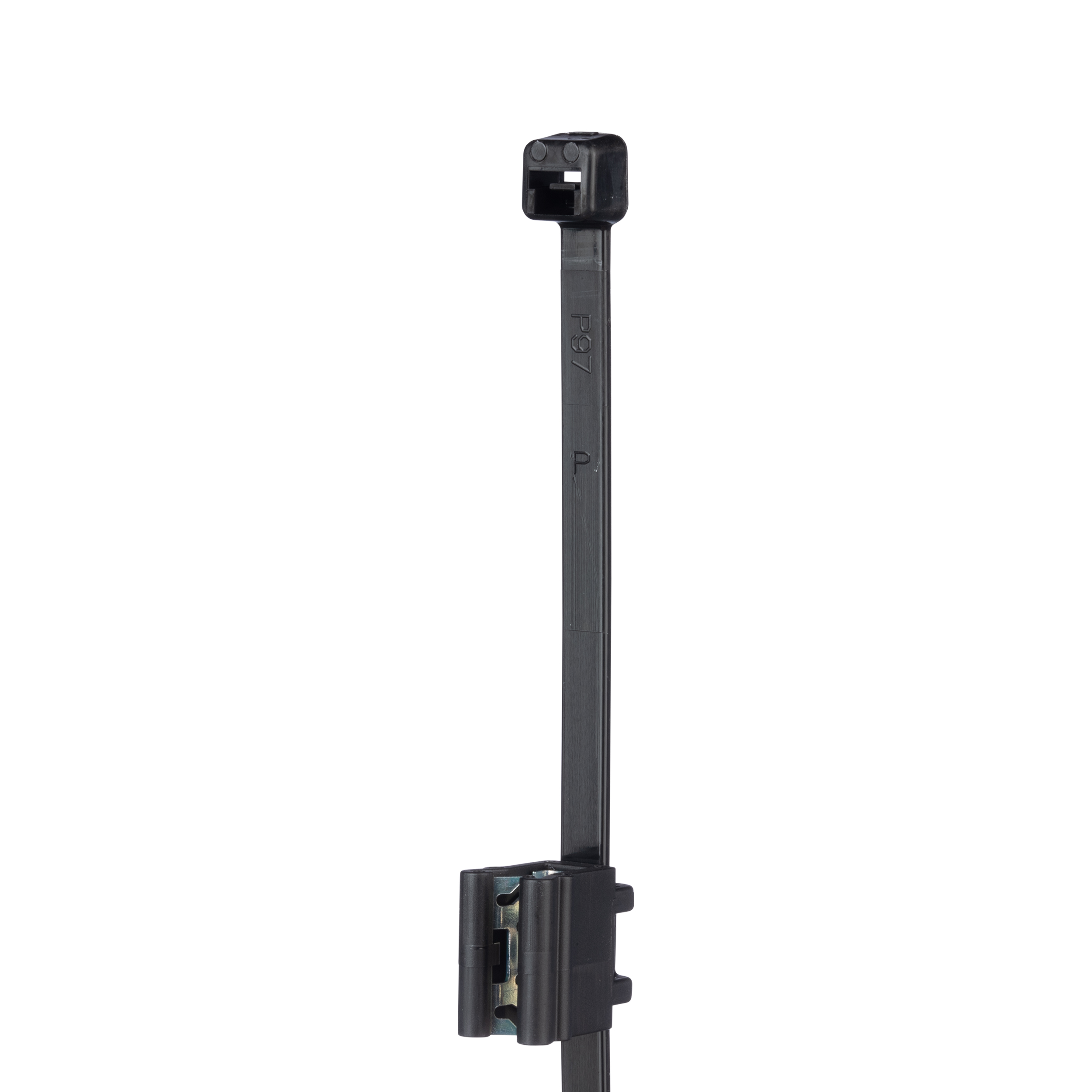 Kenar Klipsi/Kablo Bağı (Üst), Siyah, Yüksek Isı/UV PA6.6, 0.7-3mm, 90°, 500'lü Paket