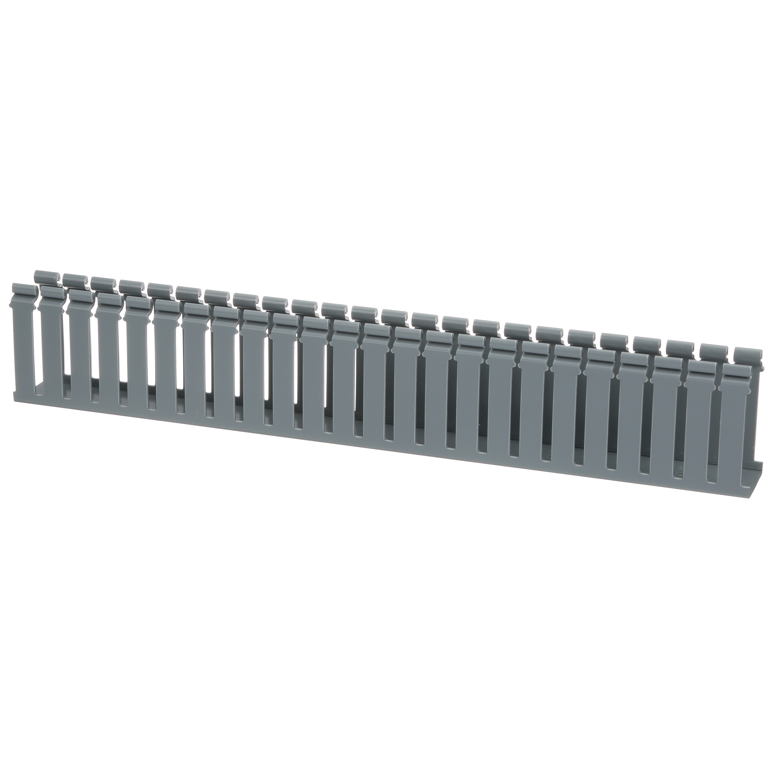 Menteşeli Kapaklı Geniş Yuvalı Kablo Kanalı, Açık Gri, PVC, 104.1x55.1mm