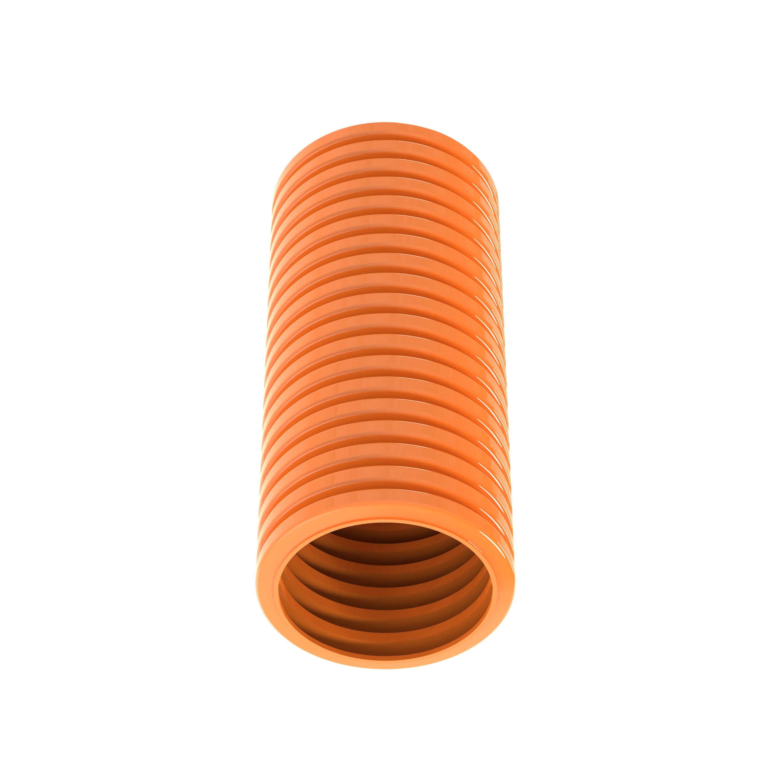Düzeltilmiş Örgü Hortumu, 0.917" (23.29mm) x 100', Turuncu, Paket 1