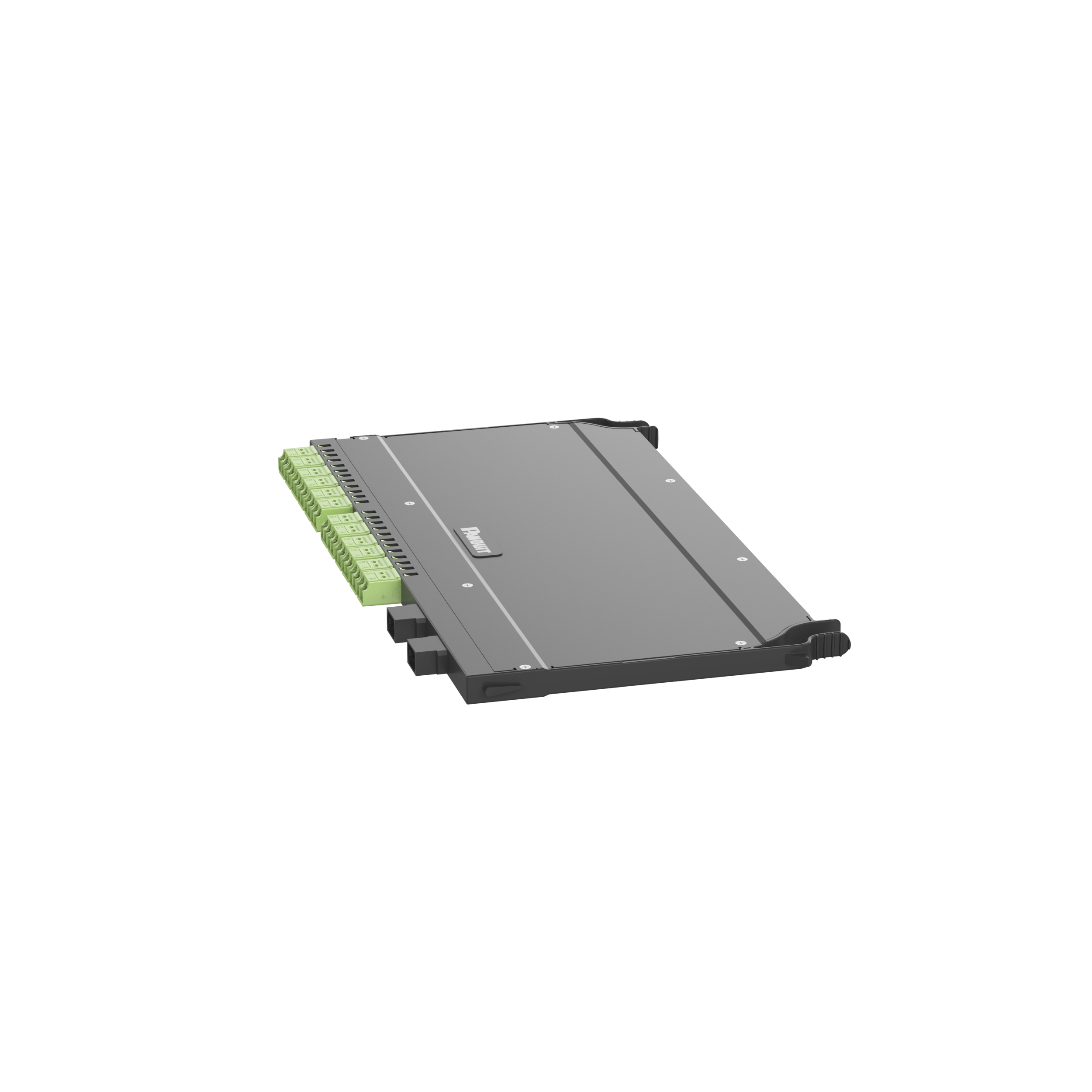 FlexCore Ön Erişimli Optik Fiber Kaset, Çok Modlu (OM5) 24-fiber LC Çift Yönlü'den 2xMPO-12'ye, Yöntem A Düz, Ultra Kayıp, Sağ El Yönlendirmesi