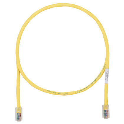 Cat 5e 24 AWG UTP Bakır Yama Kablosu, 2 m, Sarı
