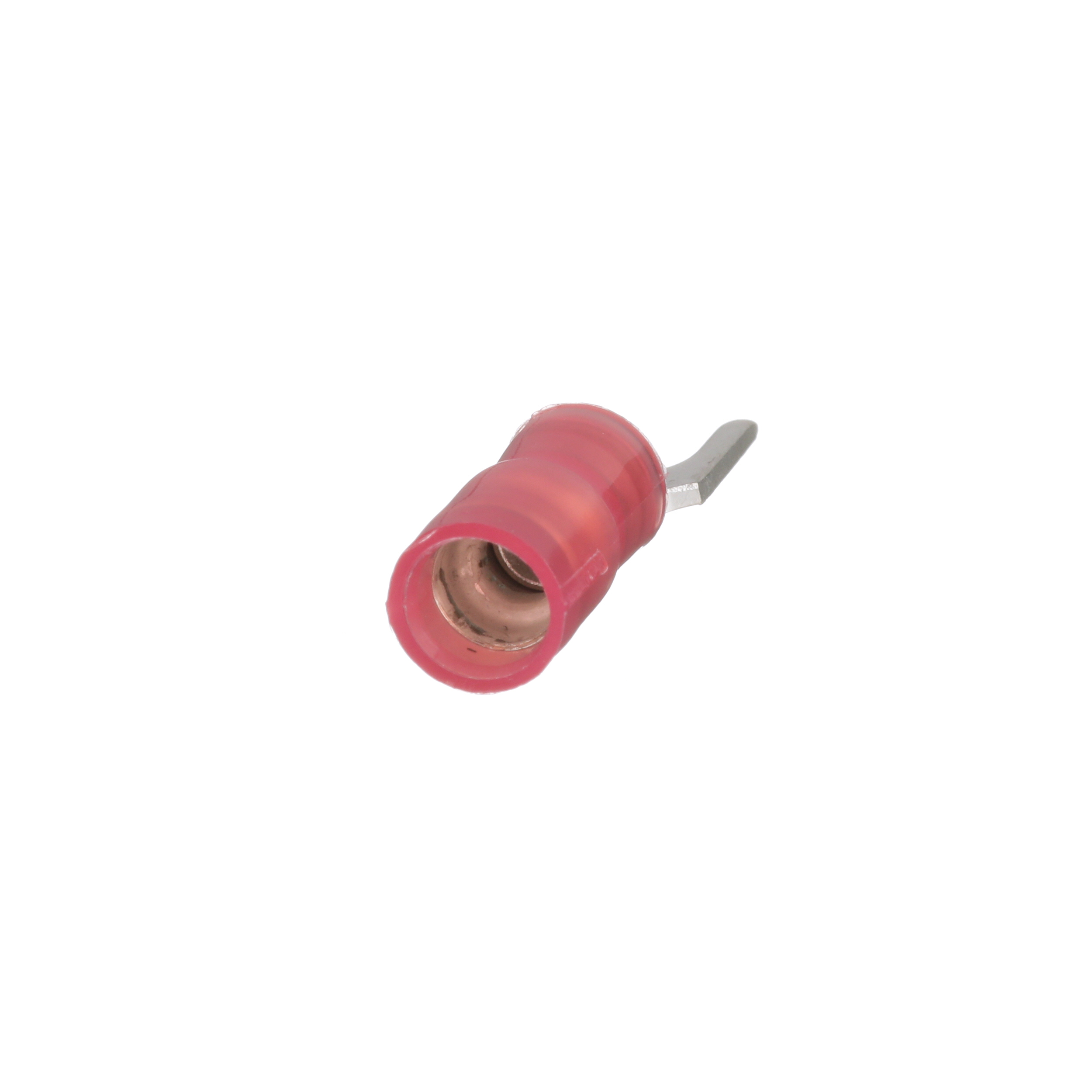 Çatal Terminal, Kırmızı, Naylon, 3.2mm Çap, 0.5-1mm² Kablo, 100'lü Paket