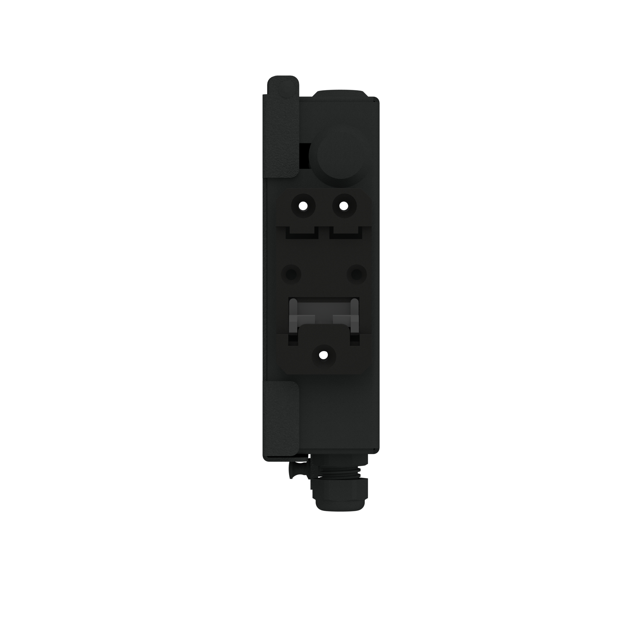 DIN Rail Mount Adapter for FWME1BL Wall Mount Enclosure, Black