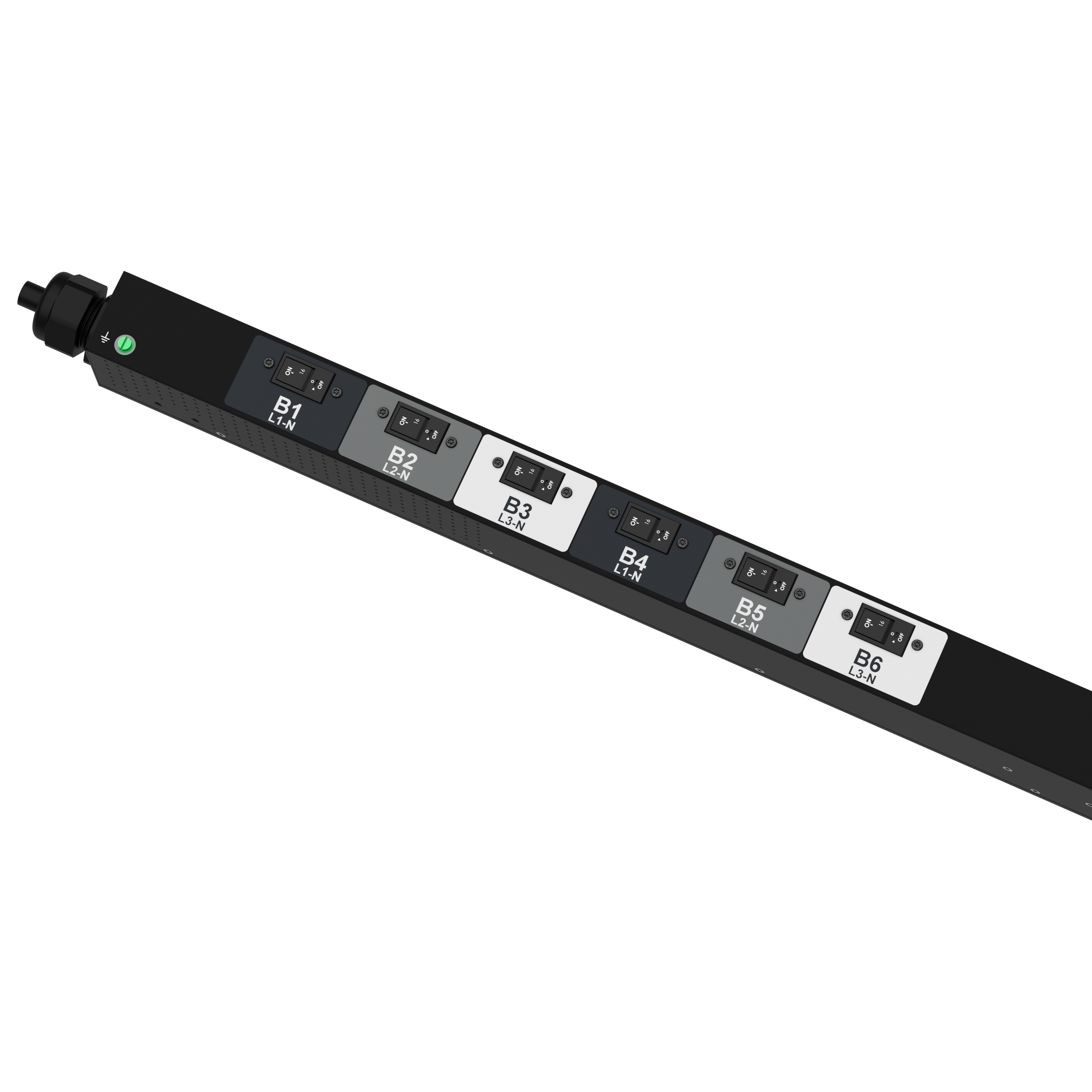 G6 MI PDU, 32AMP, (12)C13, (12)C19, IEC 60309 3P+N+E 6h