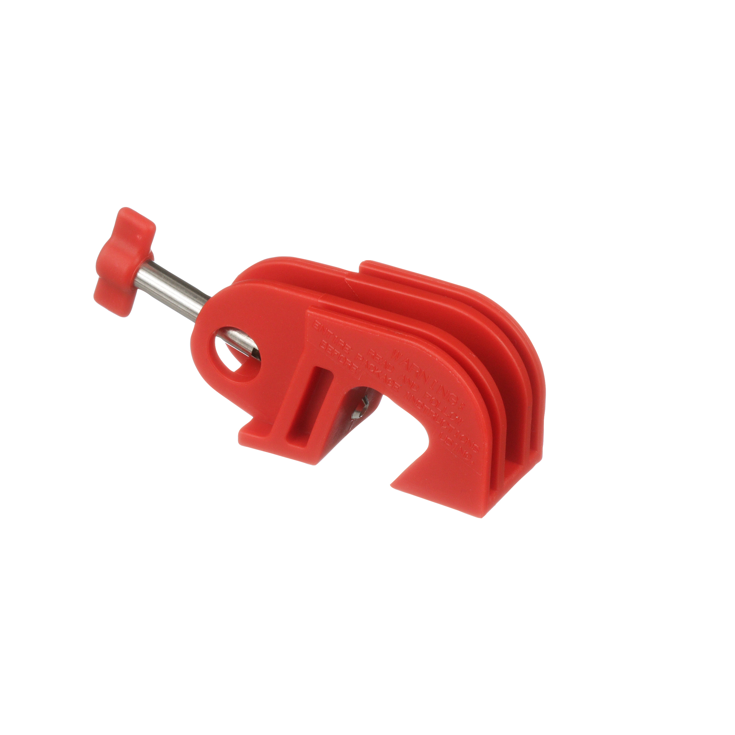 Circuit Breaker Lockout no tool,Nylon,Red,52x19mm,PK5