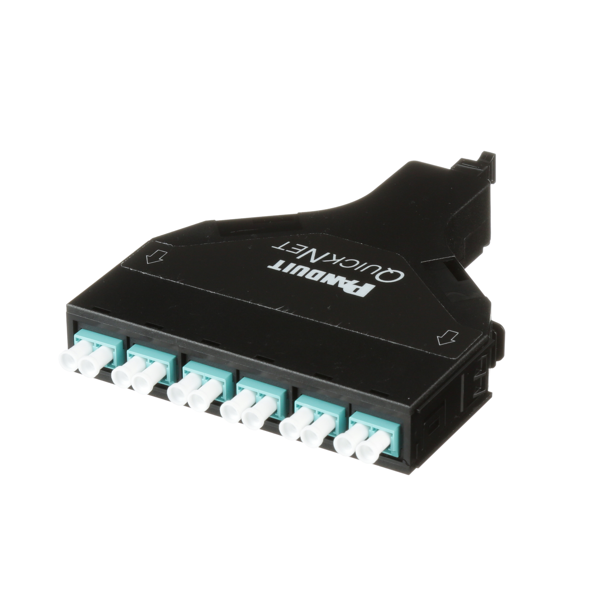 QuickNet™ SFQ MPO-LC Kaset, OM3, 12 Fiber, Yöntem A