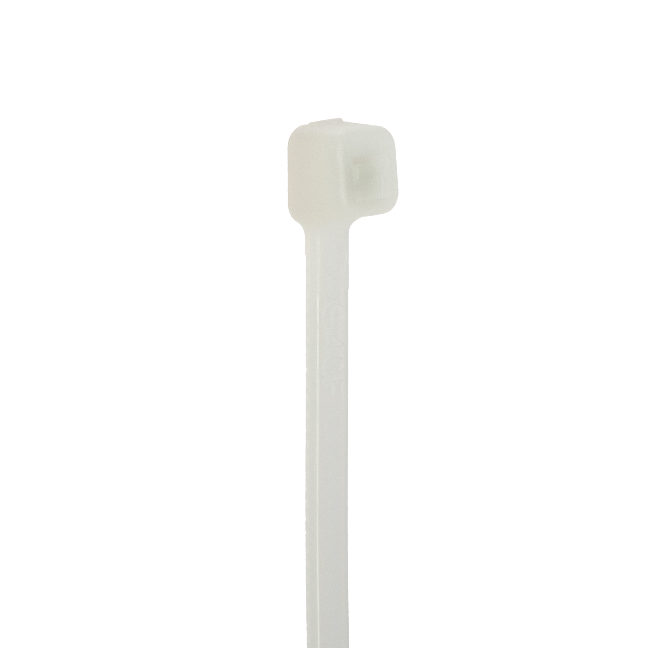 Cable Tie, Natural, PA 6.6, 178 N, 200x3.6mm, PK1000