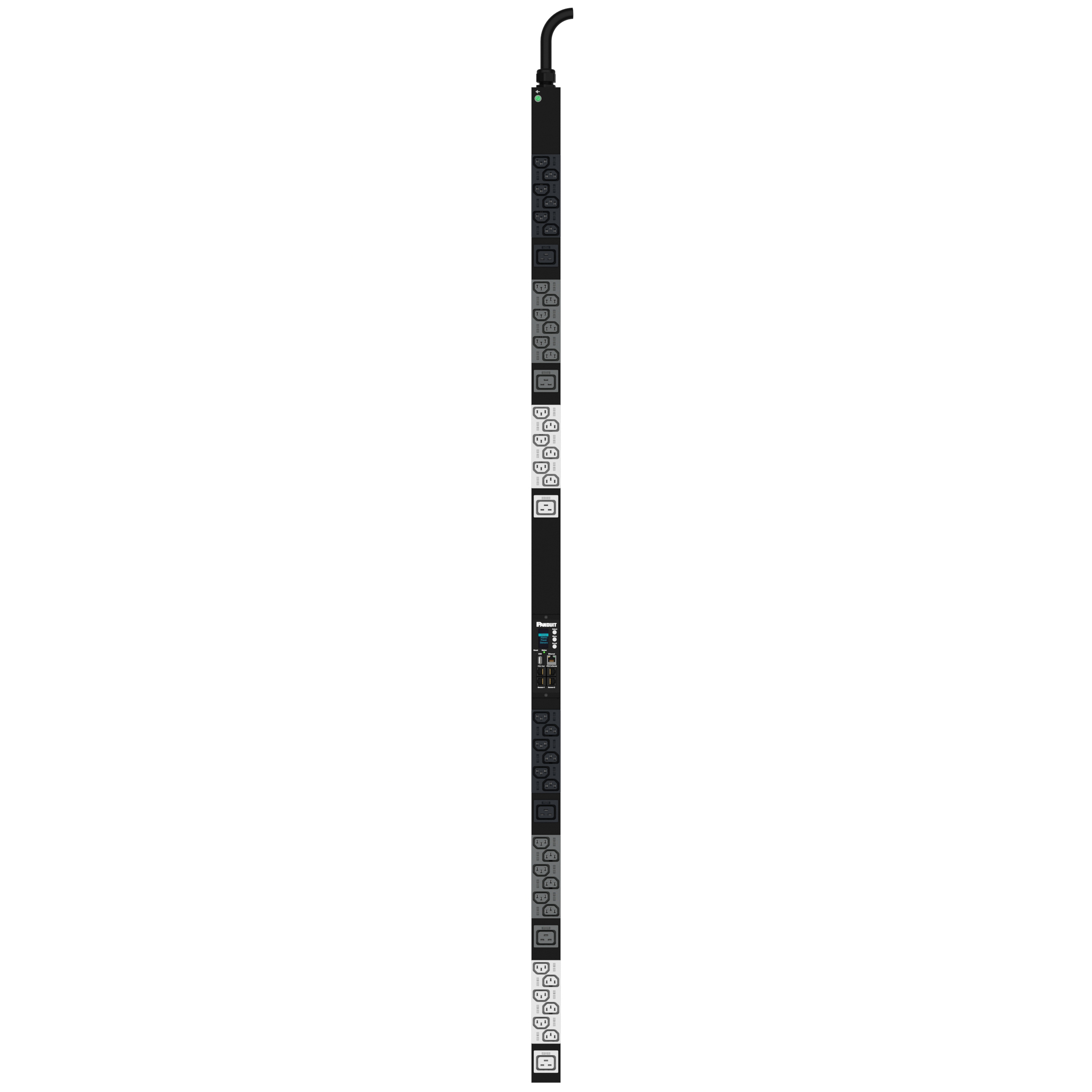 MI PDU, 16AMP, 400 V, (36)C13, (6)C19, (IP44)