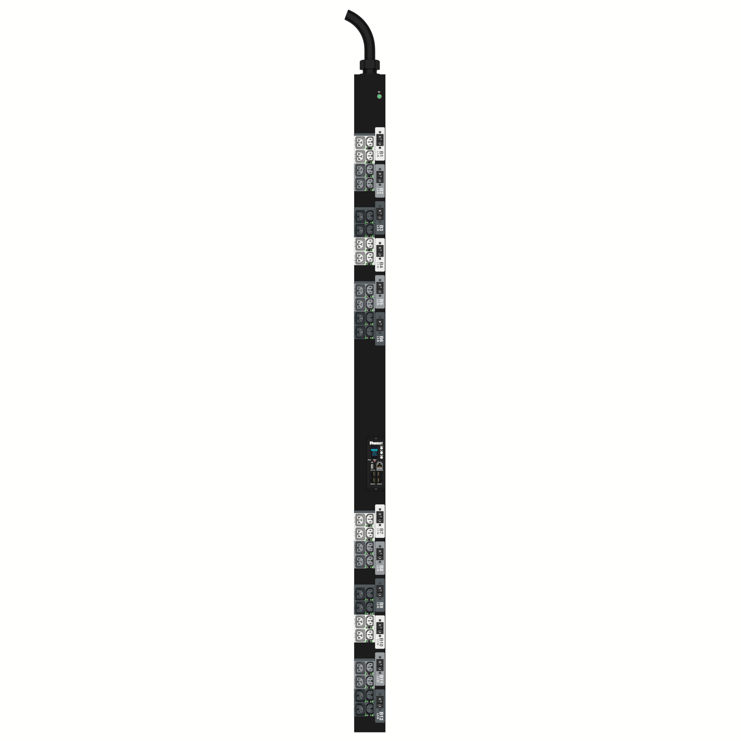 MS PDU, 415 Volt, (24)C13/C15, (24)C13/15/C19/C21