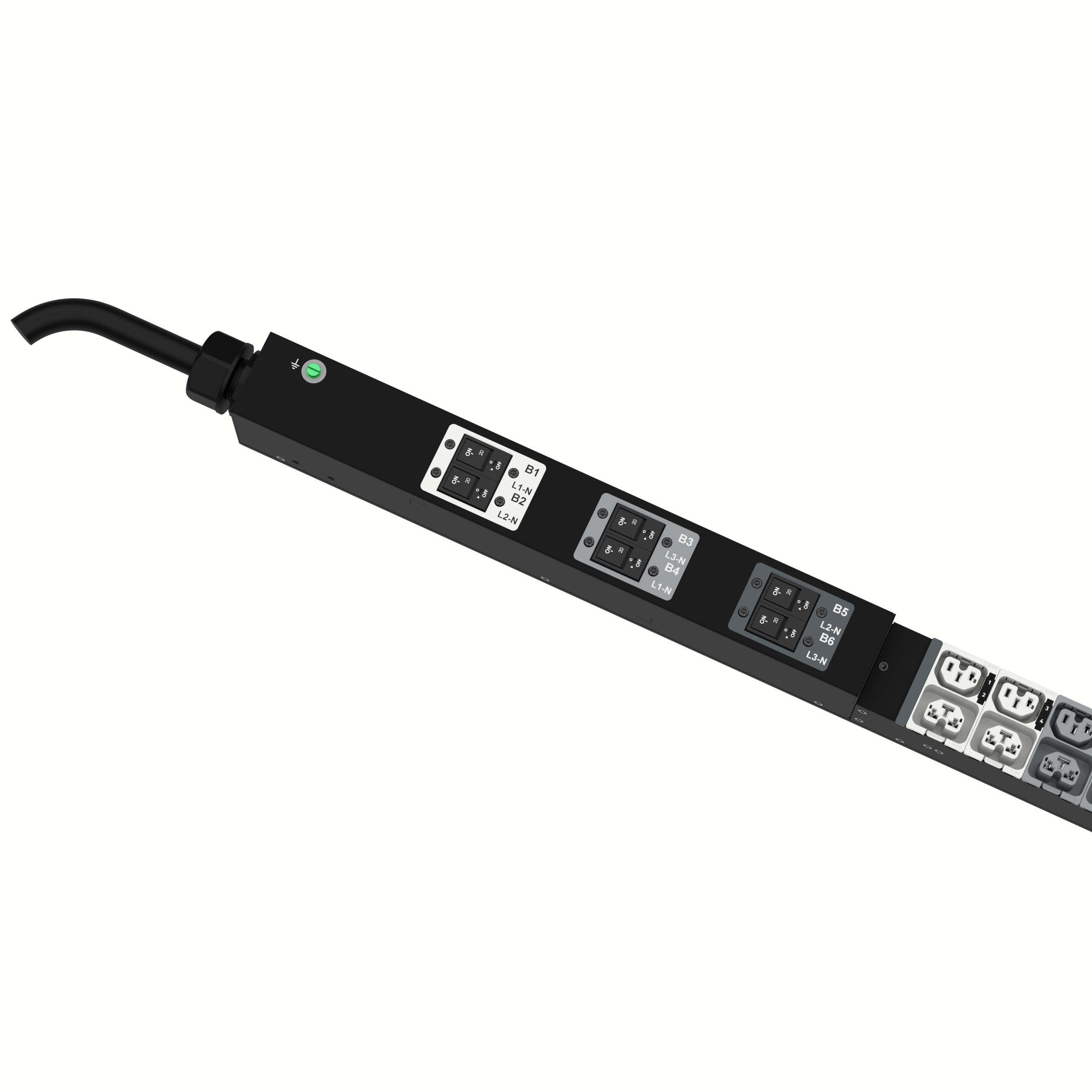 MI PDU, 415V, (24)C13/C15, (24)C13/15/C19/C21