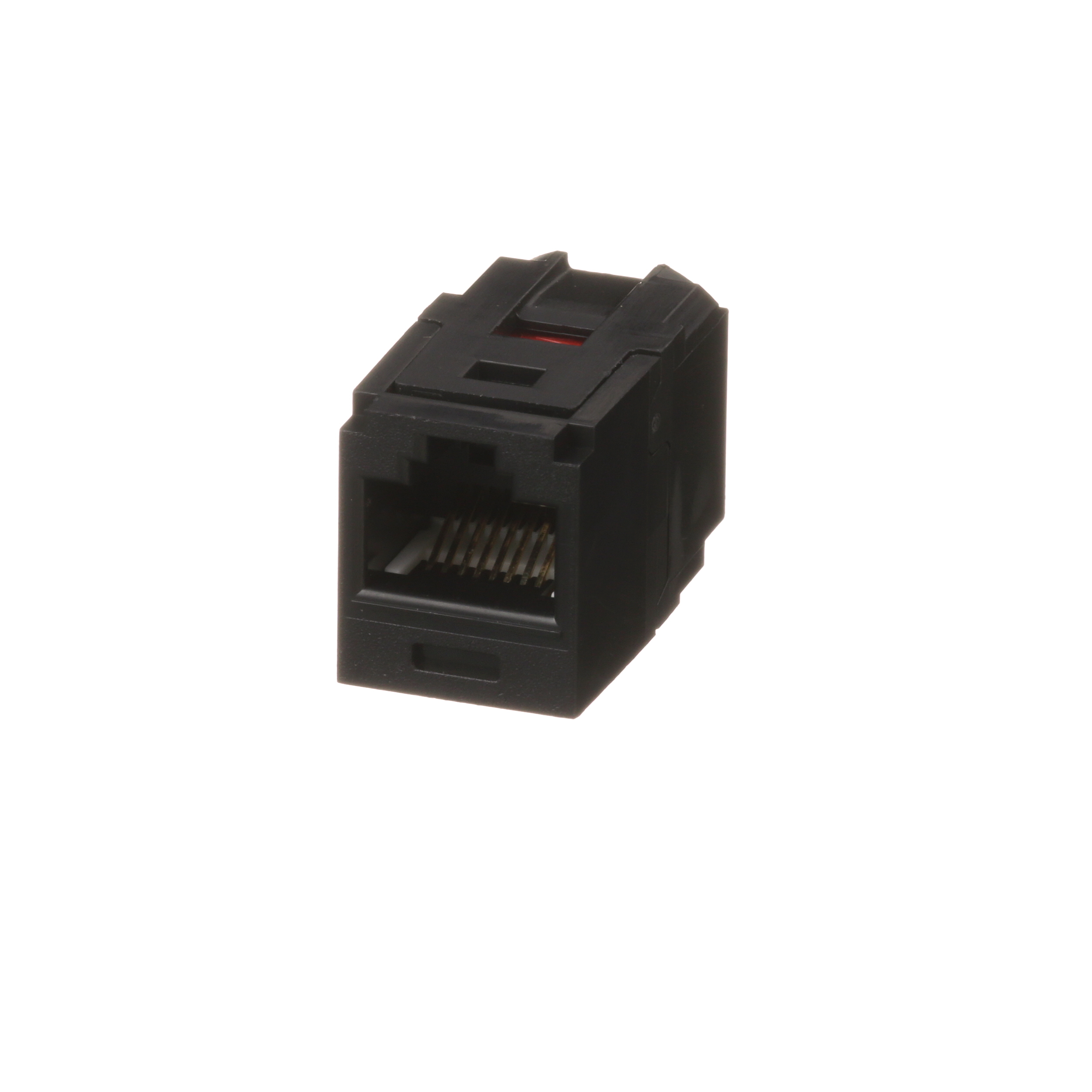 Mini-Com® Cat 6 UTP RJ45 Bağlantı Modülü, Siyah