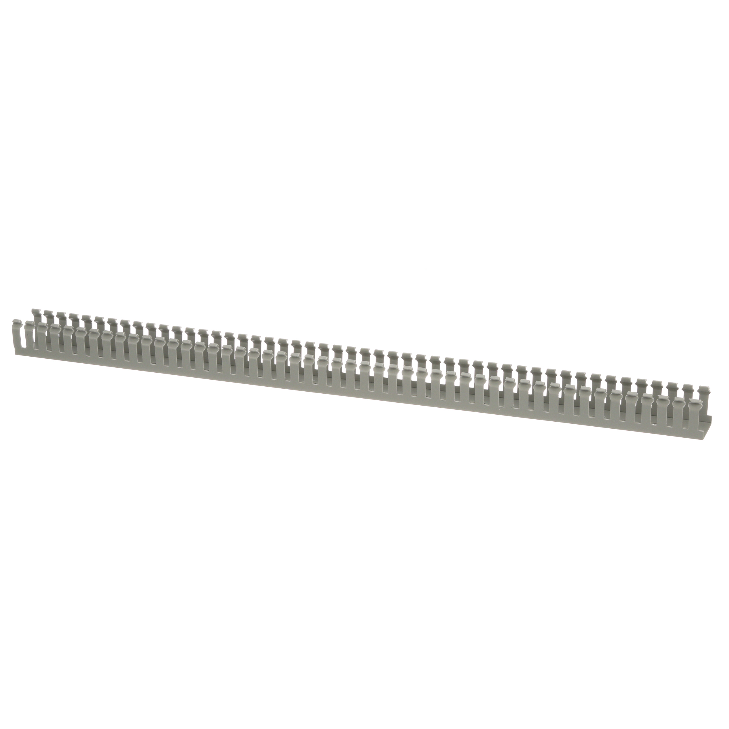Dar Oluklu Kablo Kanalı, Gri, PVC, 37.1x72.4mm, 2'li Paket