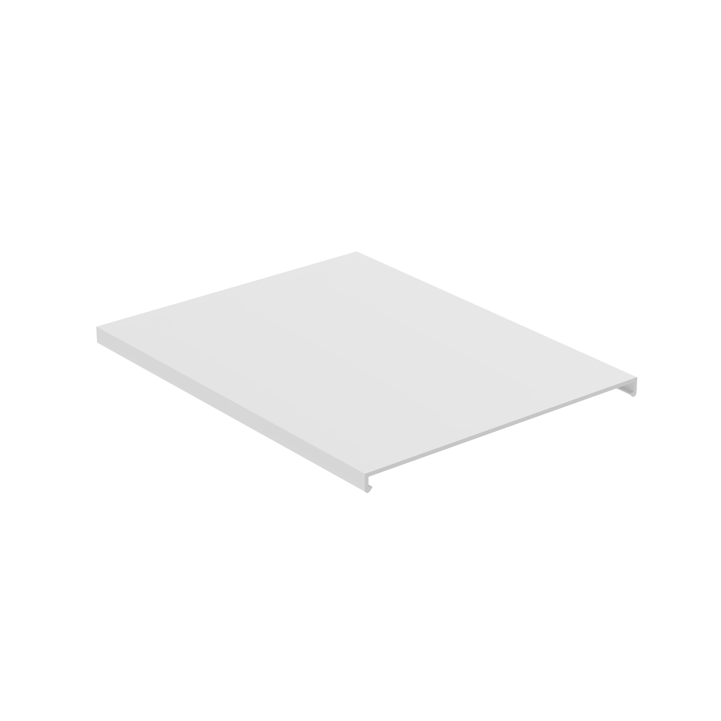 Düz Kanal Kapağı, Beyaz, PVC, 9.4x158.8mm