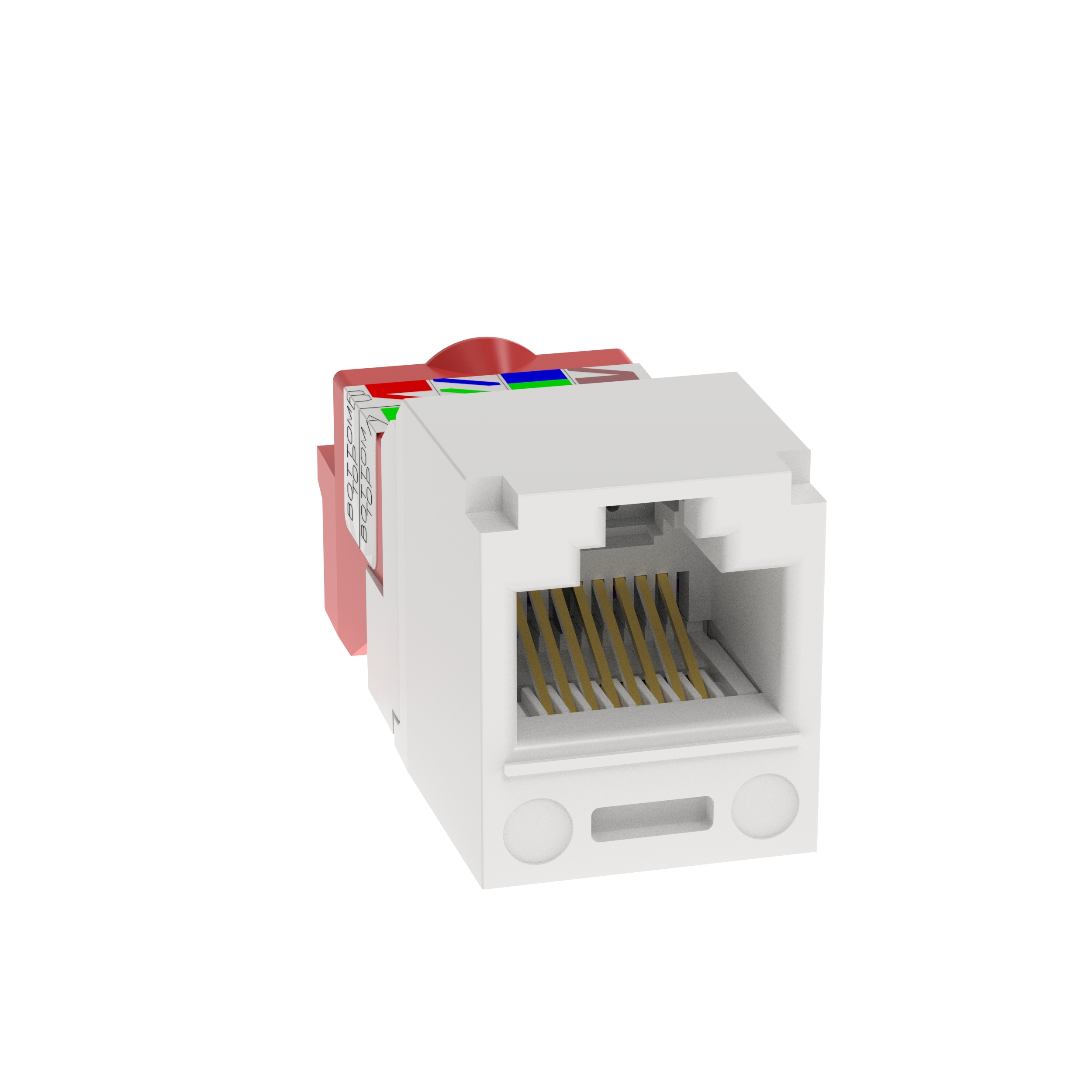 Mini-Com Module, Cat 5e, UTP, 8 pos 8 wi