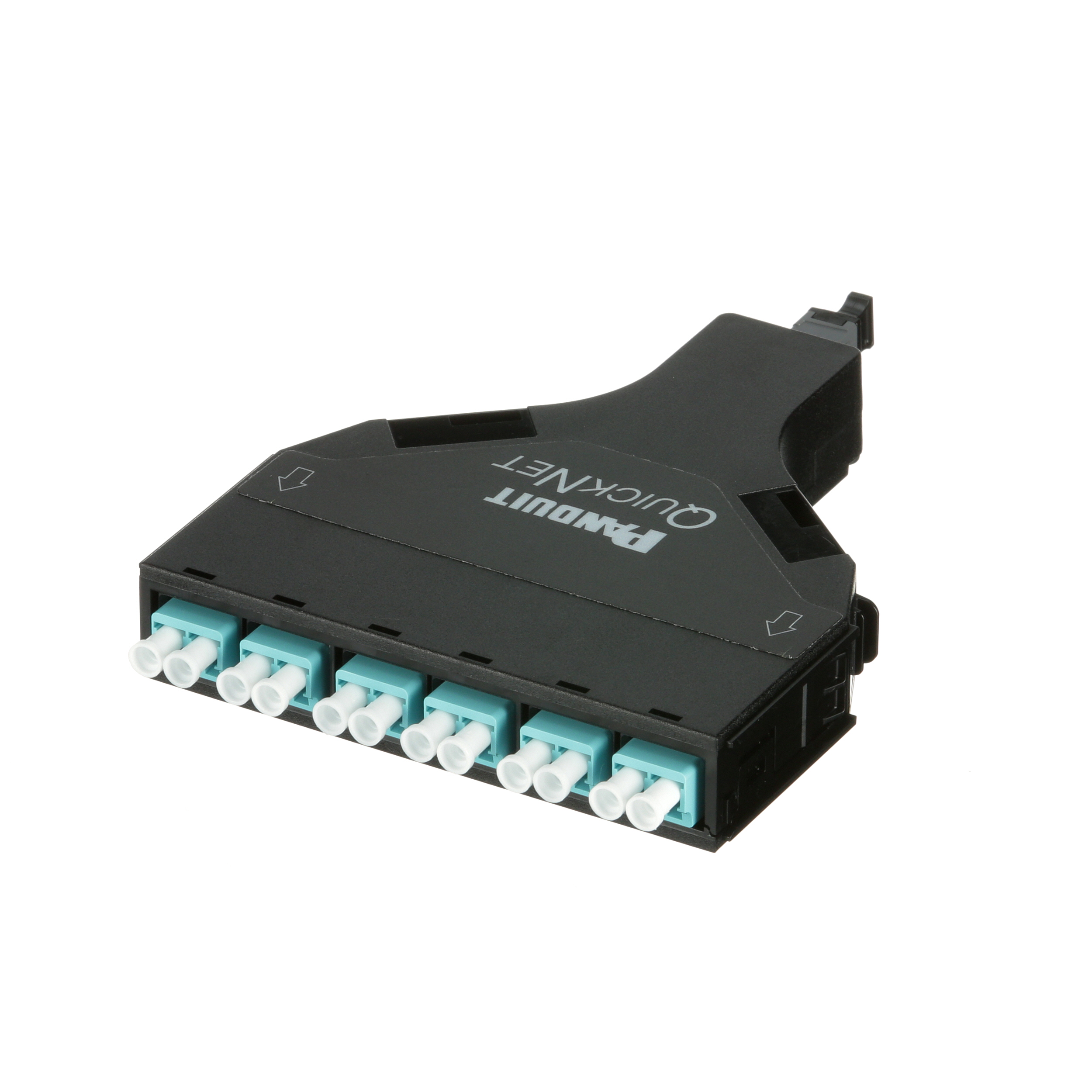 QuickNet™ SFQ MPO-LC Kaset, OM4, 12 Fiber, Yöntem B, B2