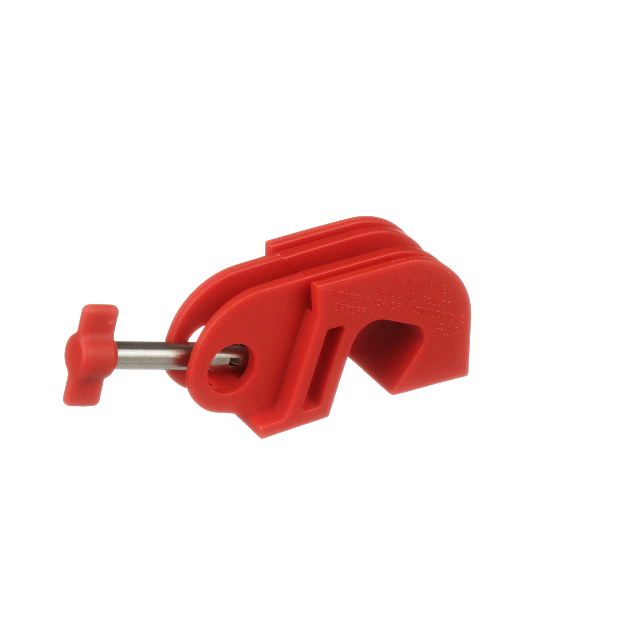 Circuit Breaker Lockout no tool,Nylon,Red,52x19mm,PK5