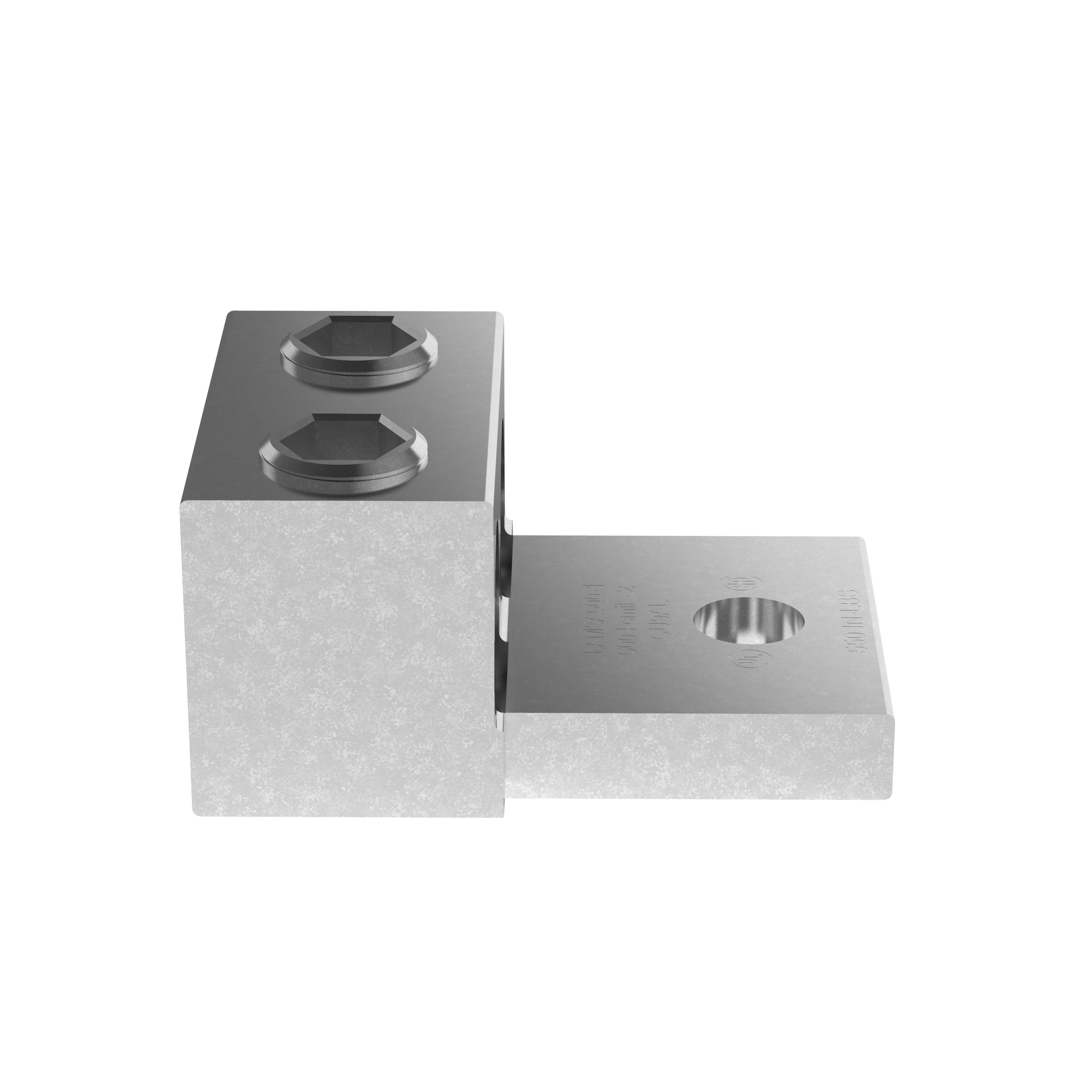Mech Con-Lugs, 600, Kalay Kaplı Alüminyum, Yıldız, Tek 12.7mm Somun, Paket 6