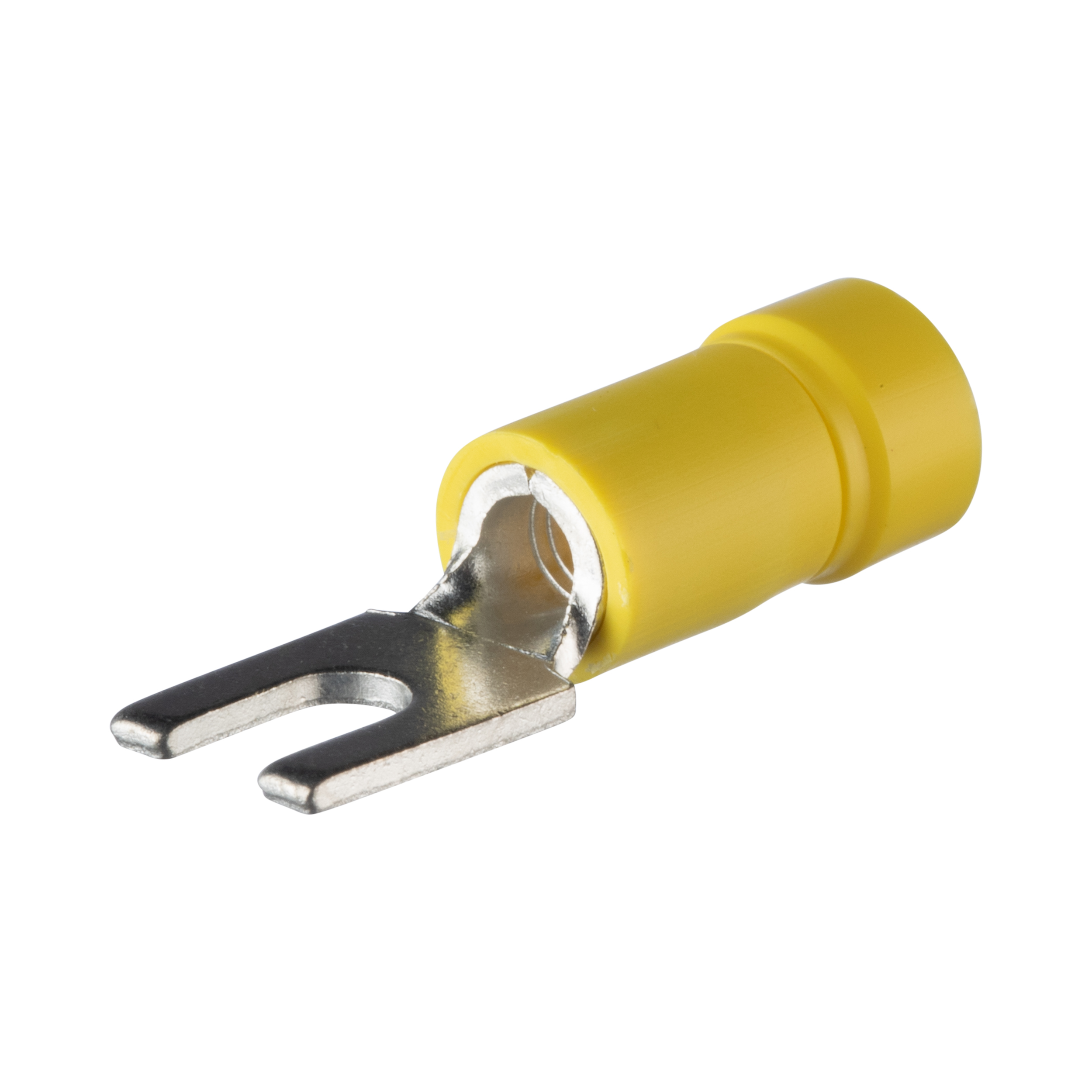 Gevşek Parça Çatalları, Sarı, Vinil, 3.2mm Çaplı Ayak, 6mm², 25'li Paket